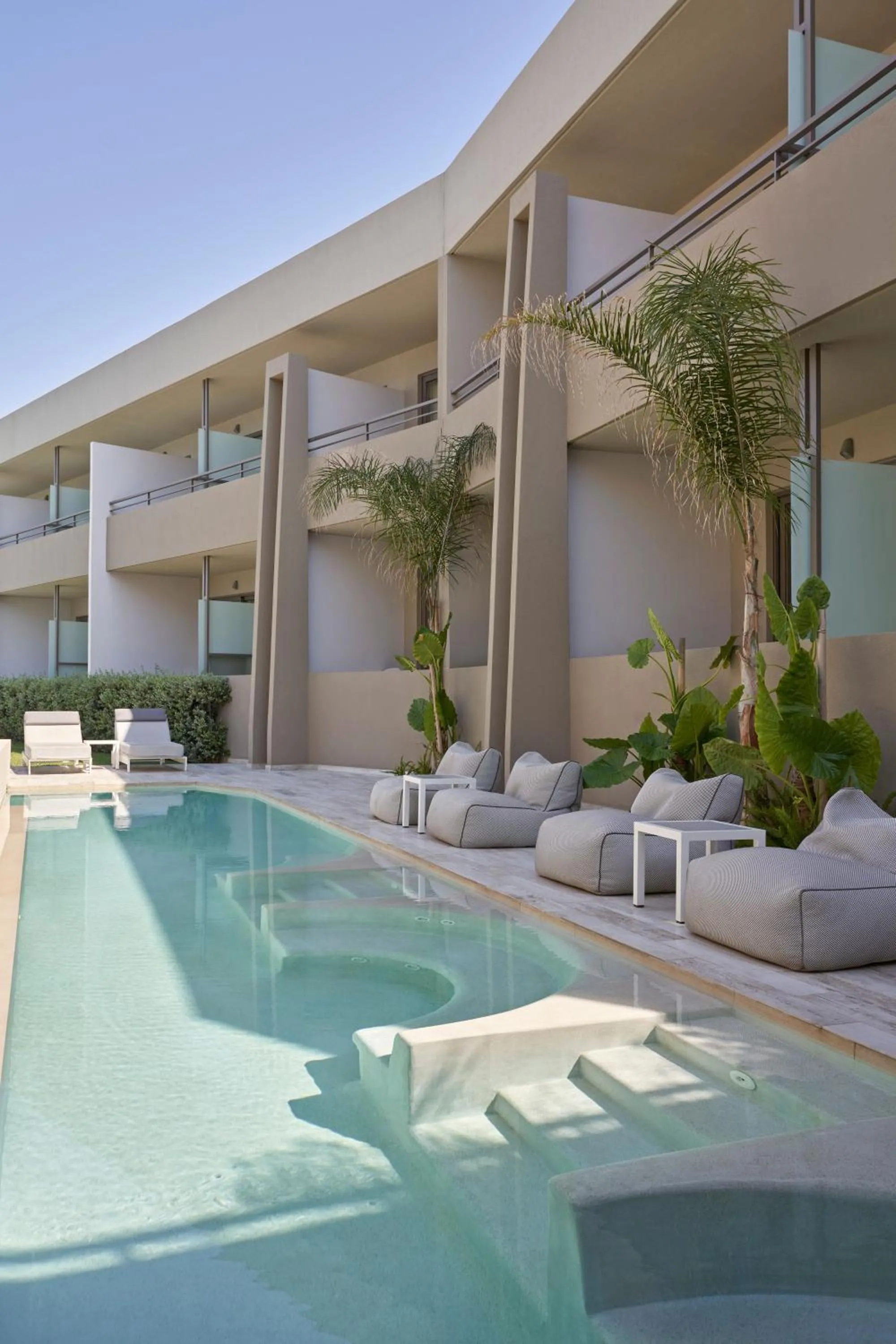 Swimming pool in Atlantica Amalthia Beach Hotel - Adults Only