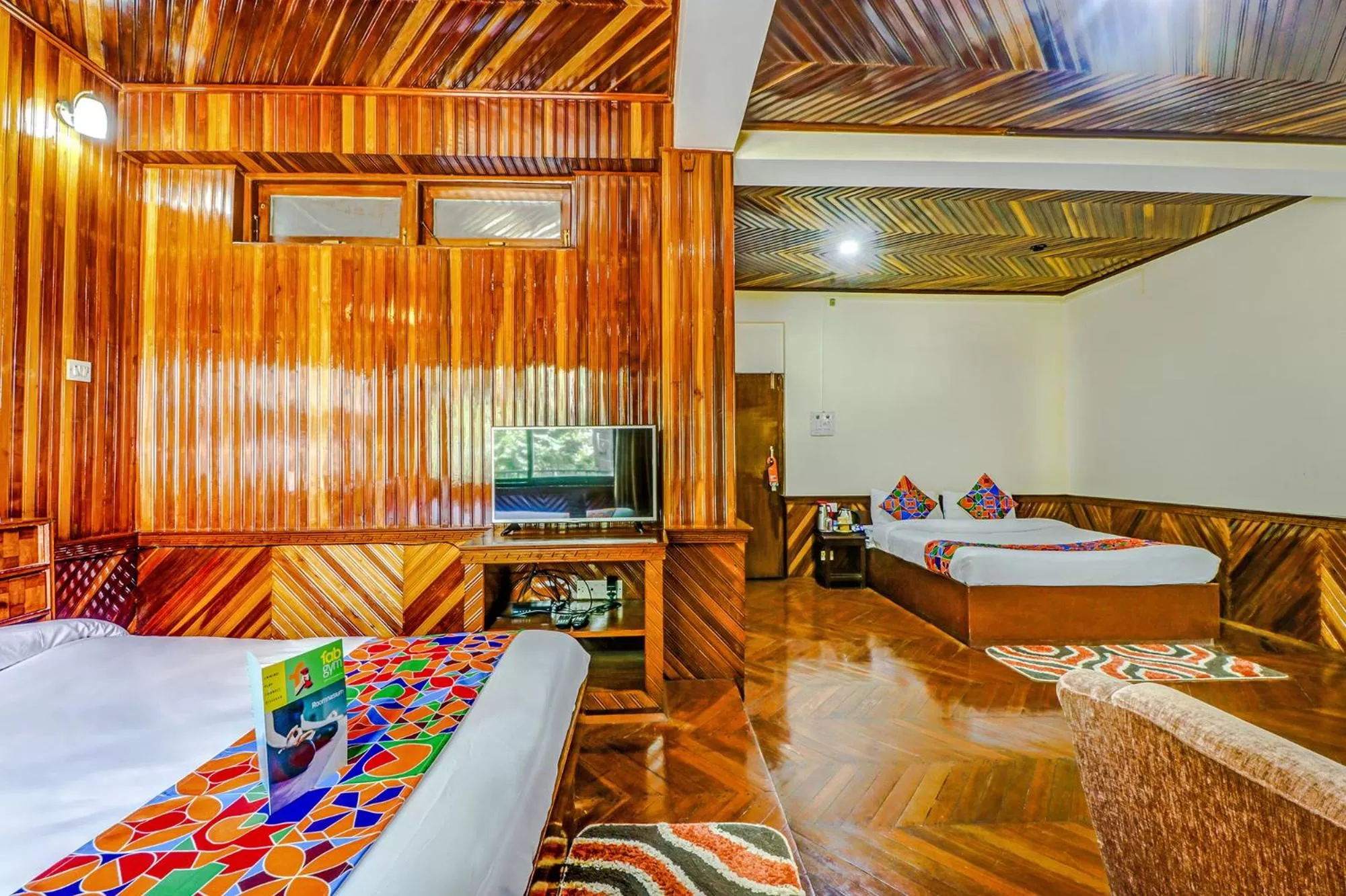 Bedroom in FabHotel Oak Ridge Retreat I