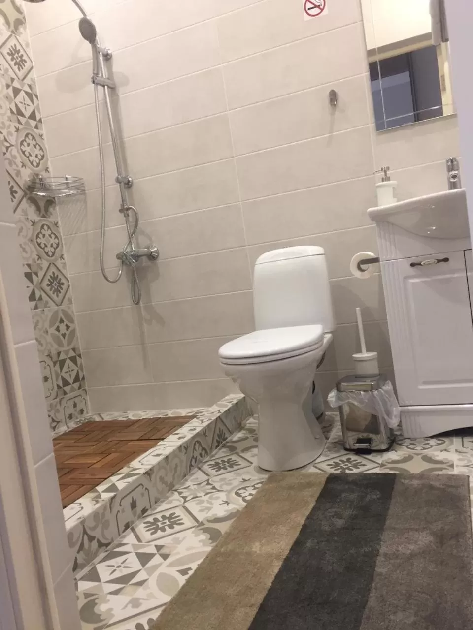 Shower in Scandi Hotel