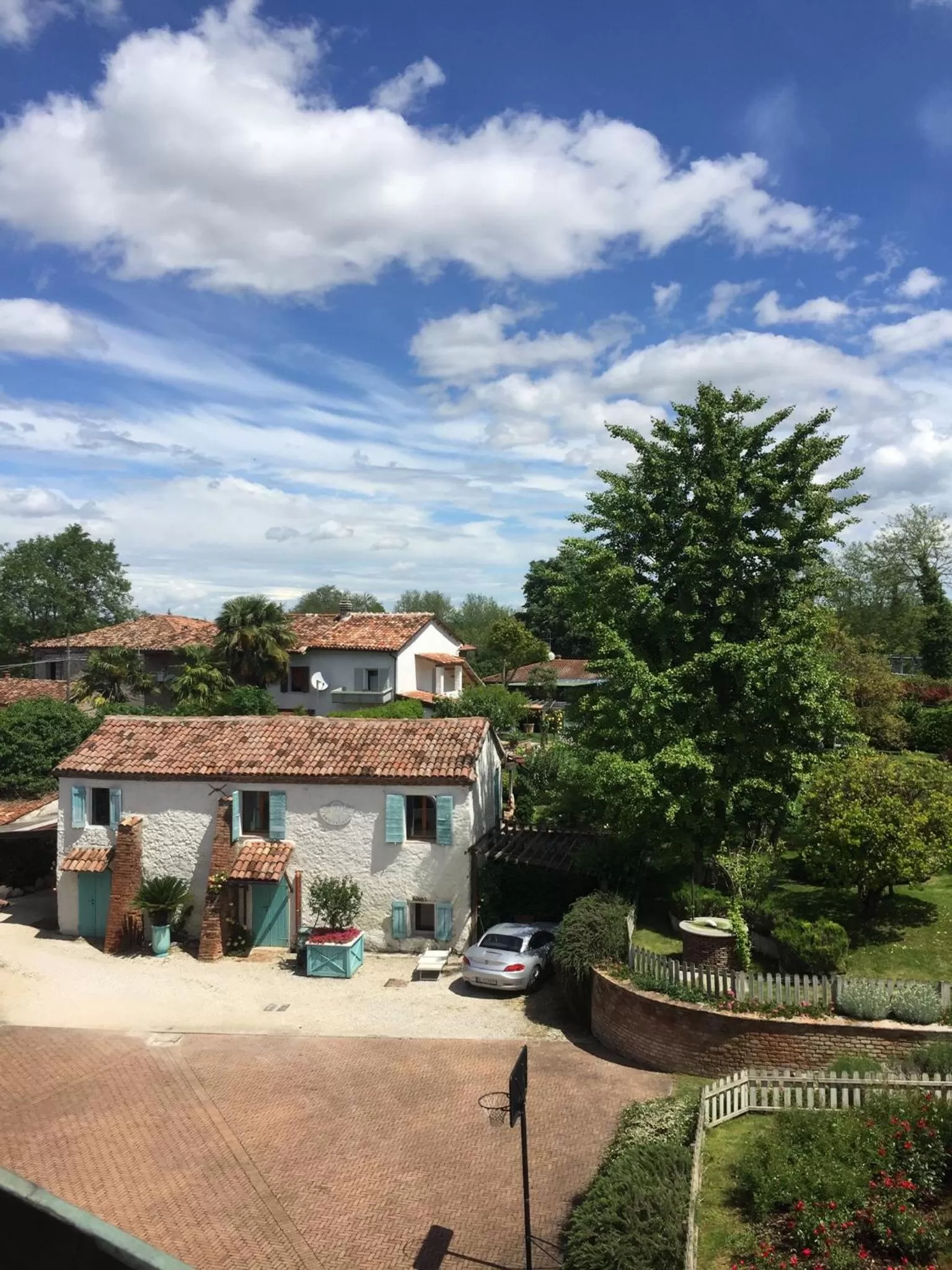 Garden view in La Pergola B&B
