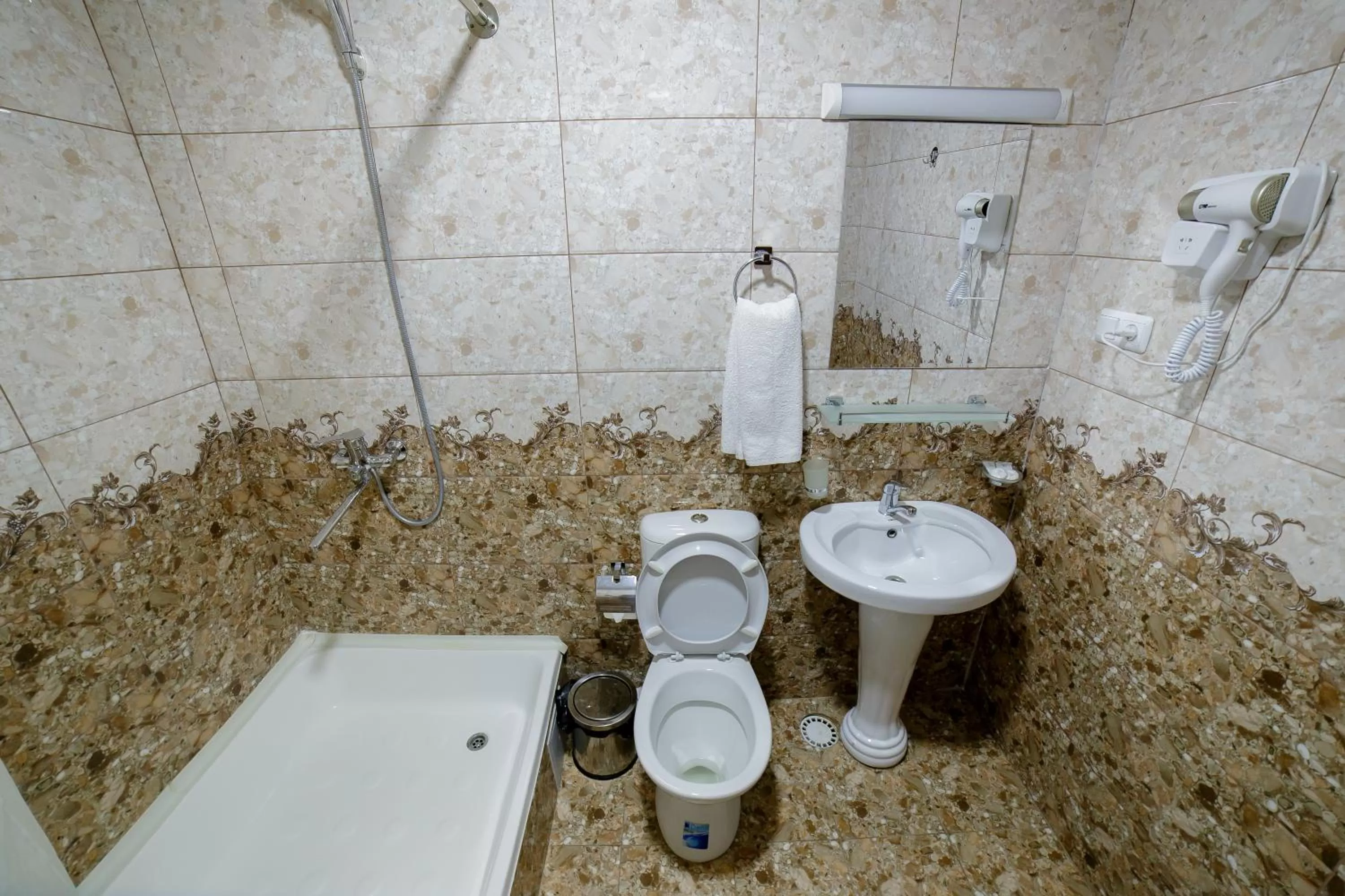 Bathroom in Caravan Hotel