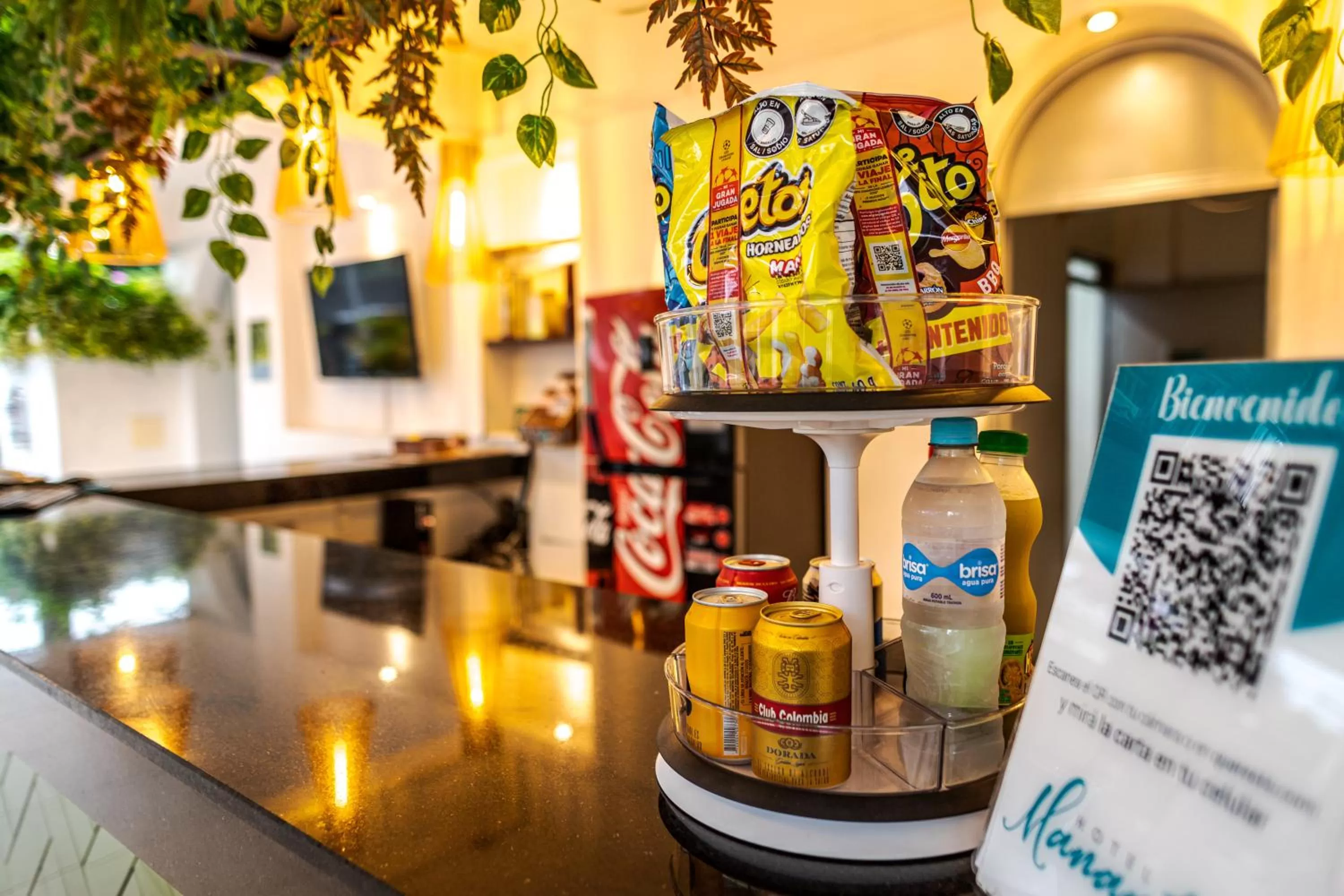 Food and drinks in Hotel Manantial Melgar