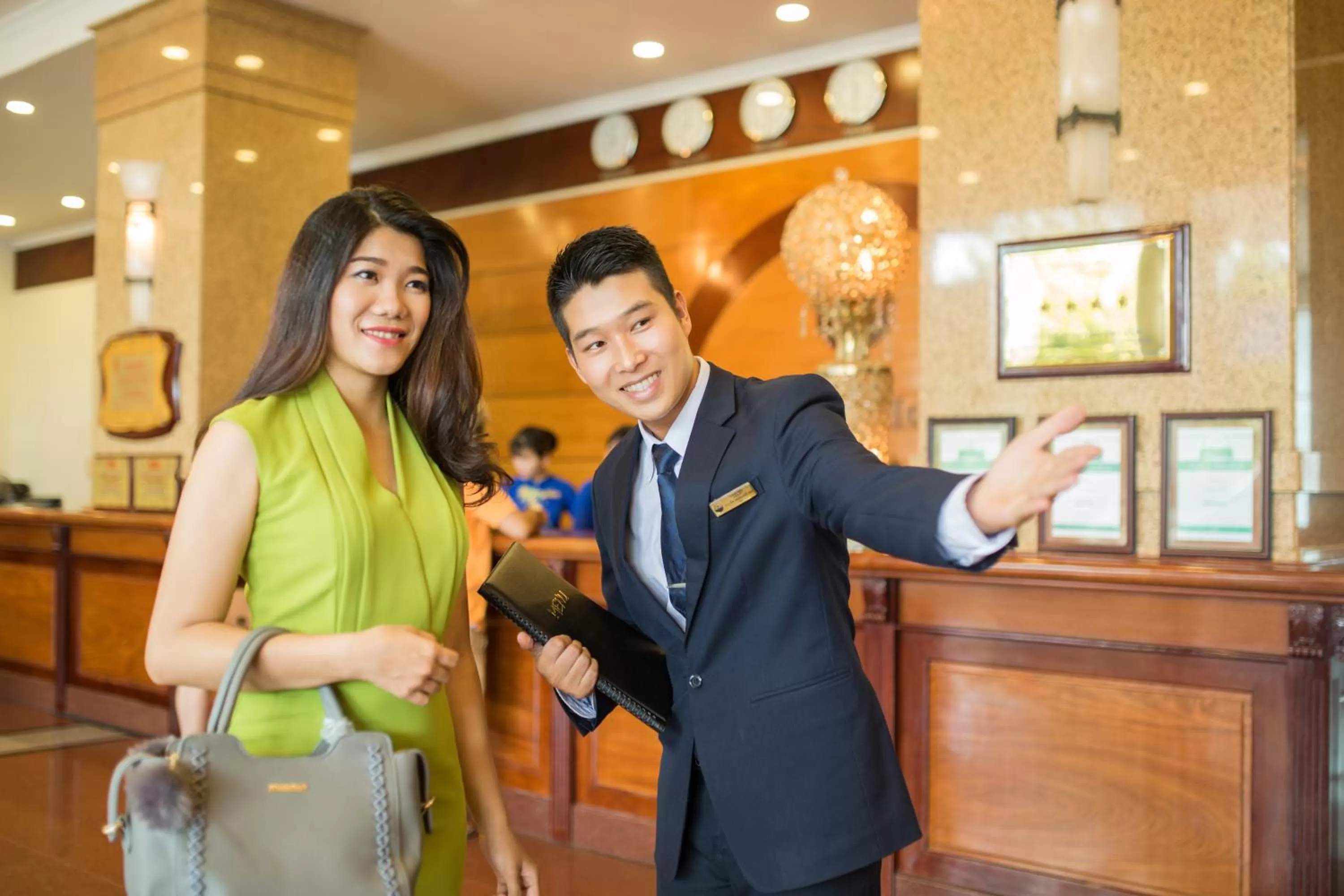 Lobby or reception in Seagull Hotel