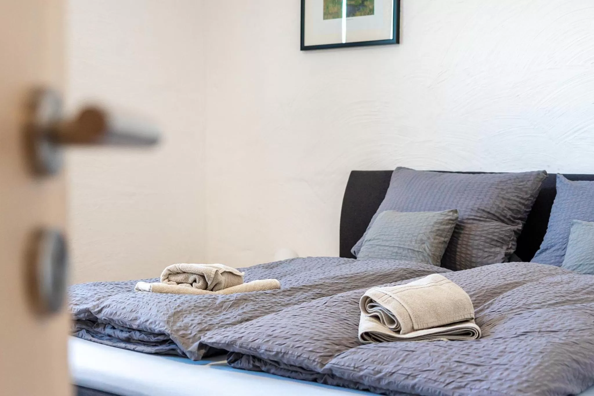 Bedroom, Bed in Villa Moorstern am Badesee Tannenhausen