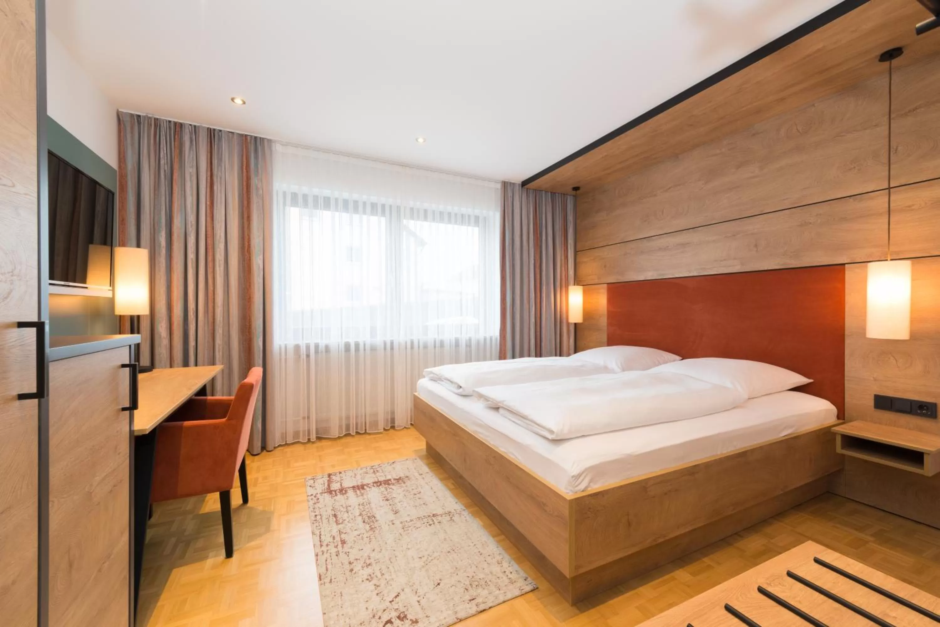 Bed in Hotel SCHNEIDER