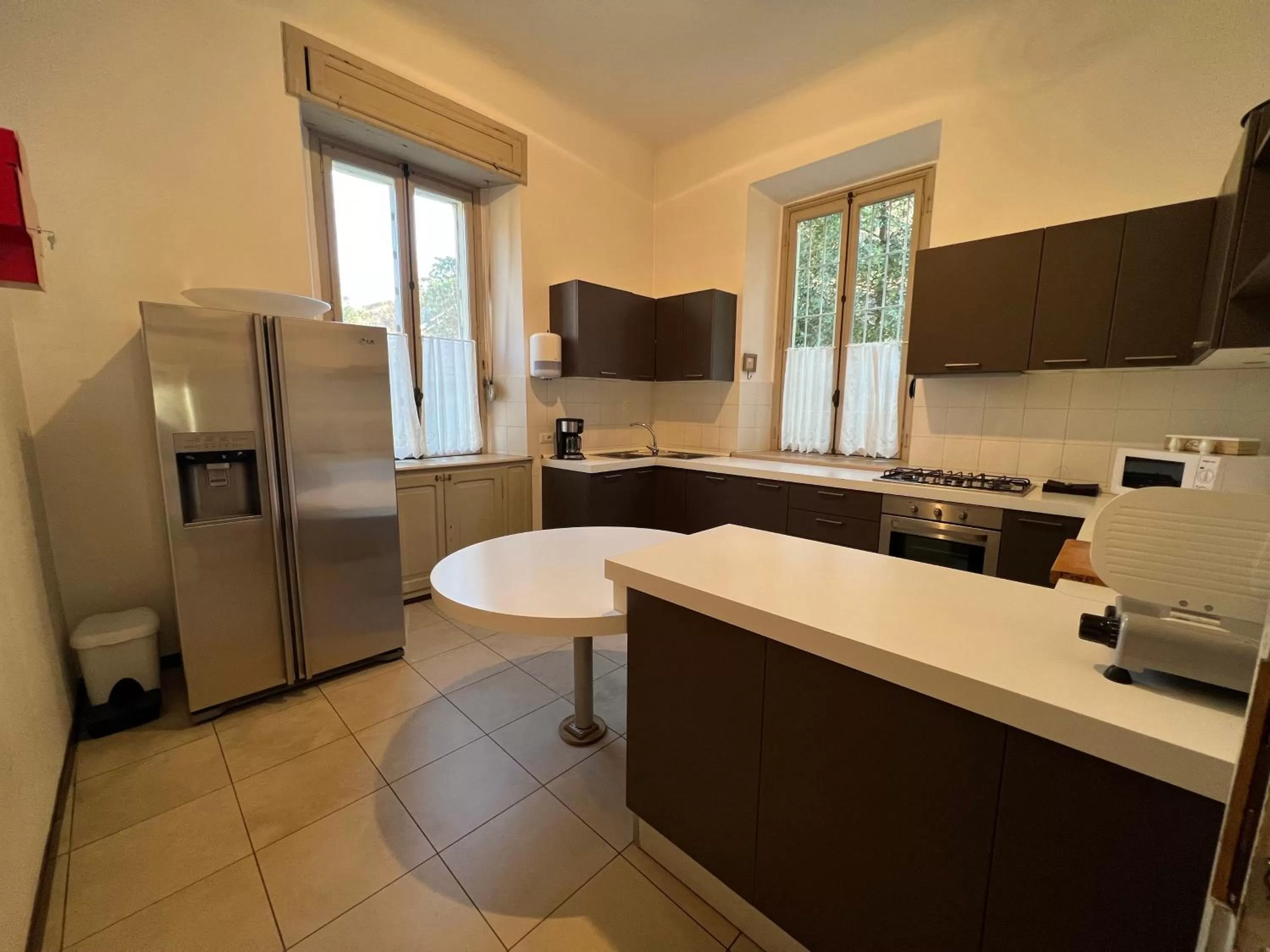 Kitchen or kitchenette in La Villa del Lago