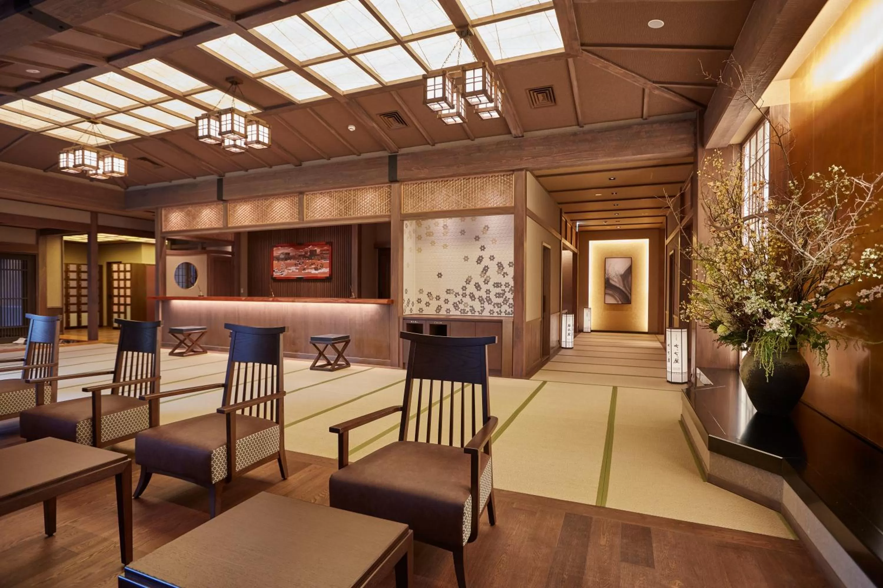 Lobby or reception in Yukinohana