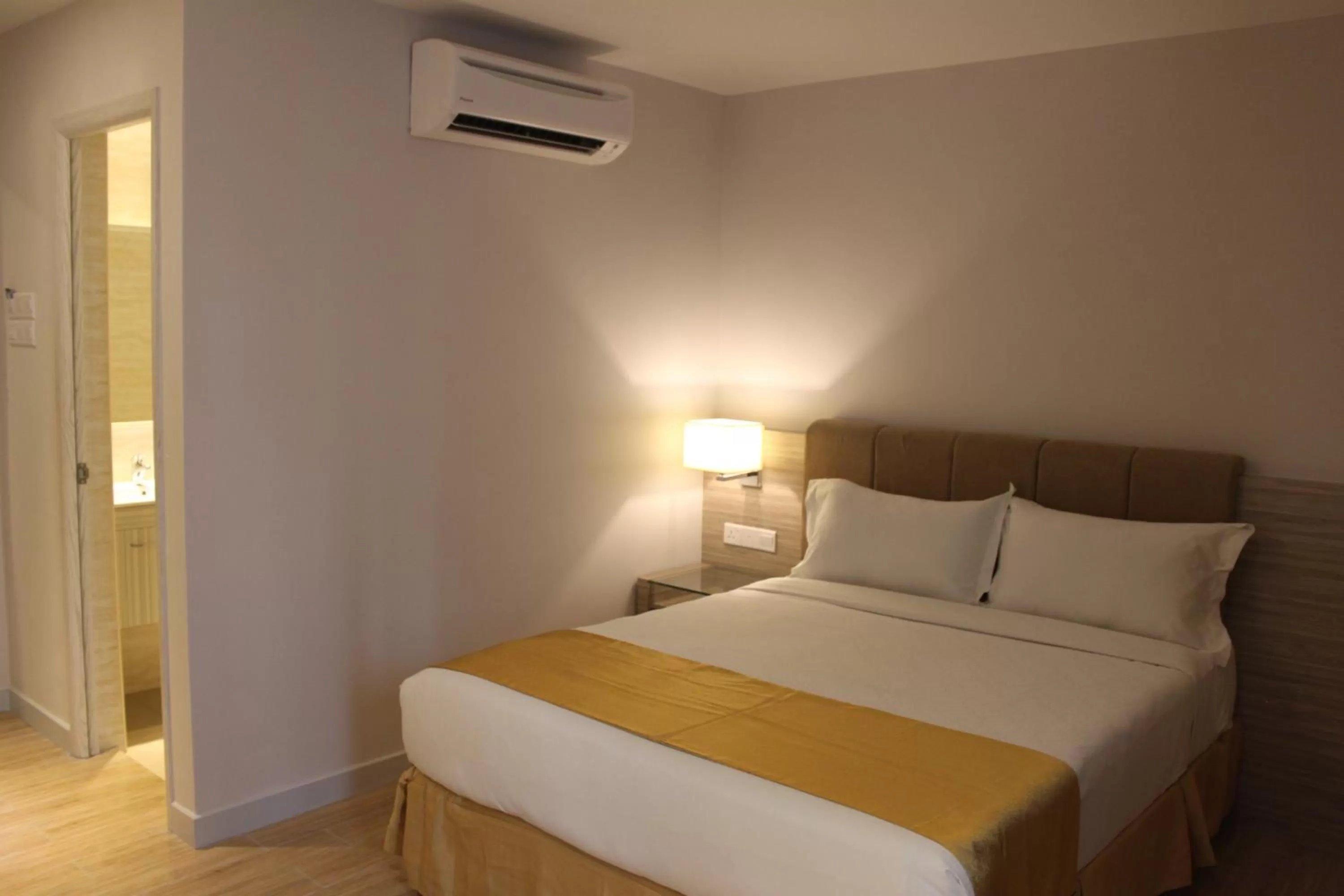 Photo of the whole room, Bed in NU Hotel @ KL Sentral