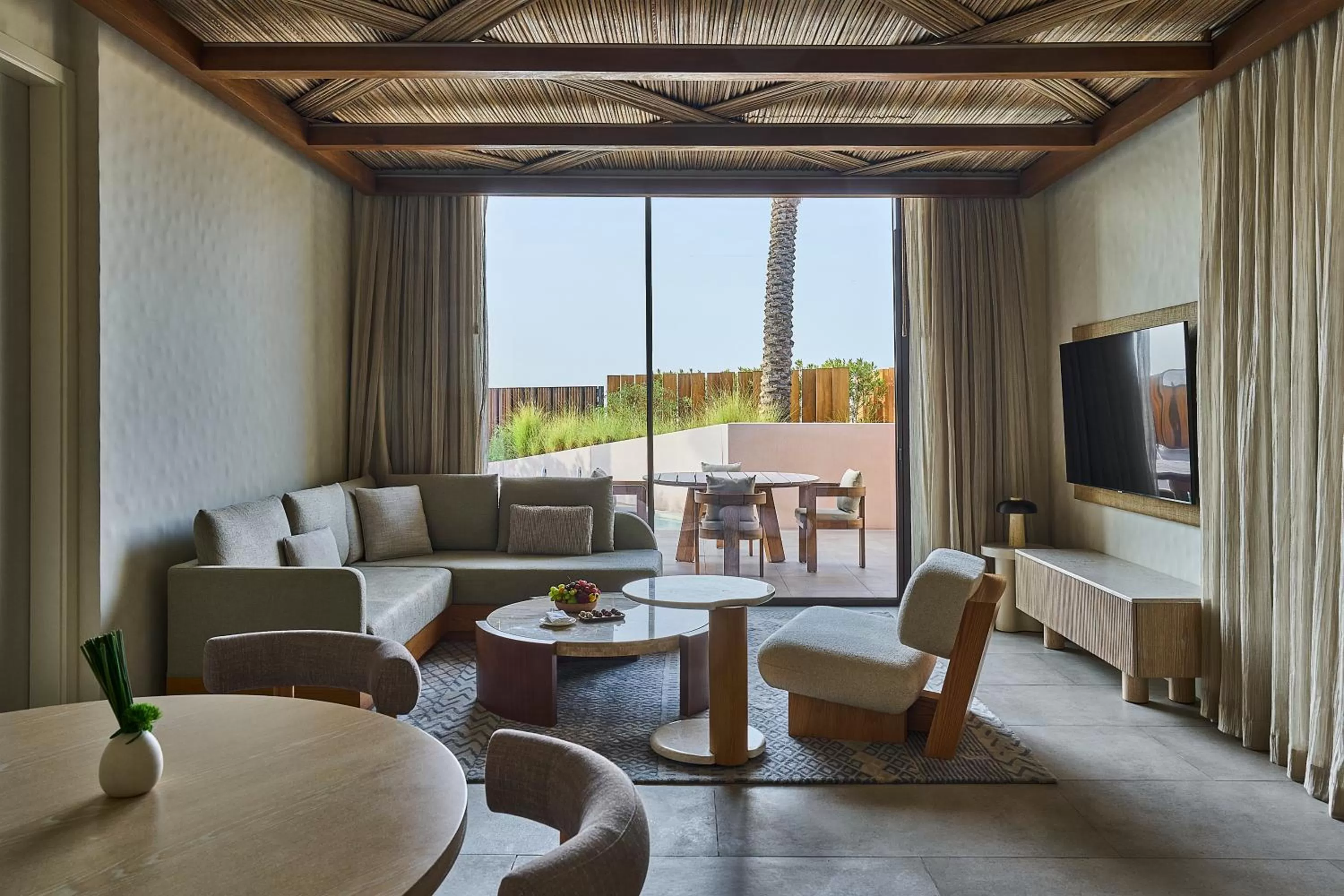 Living room in ERTH Abu Dhabi Hotel