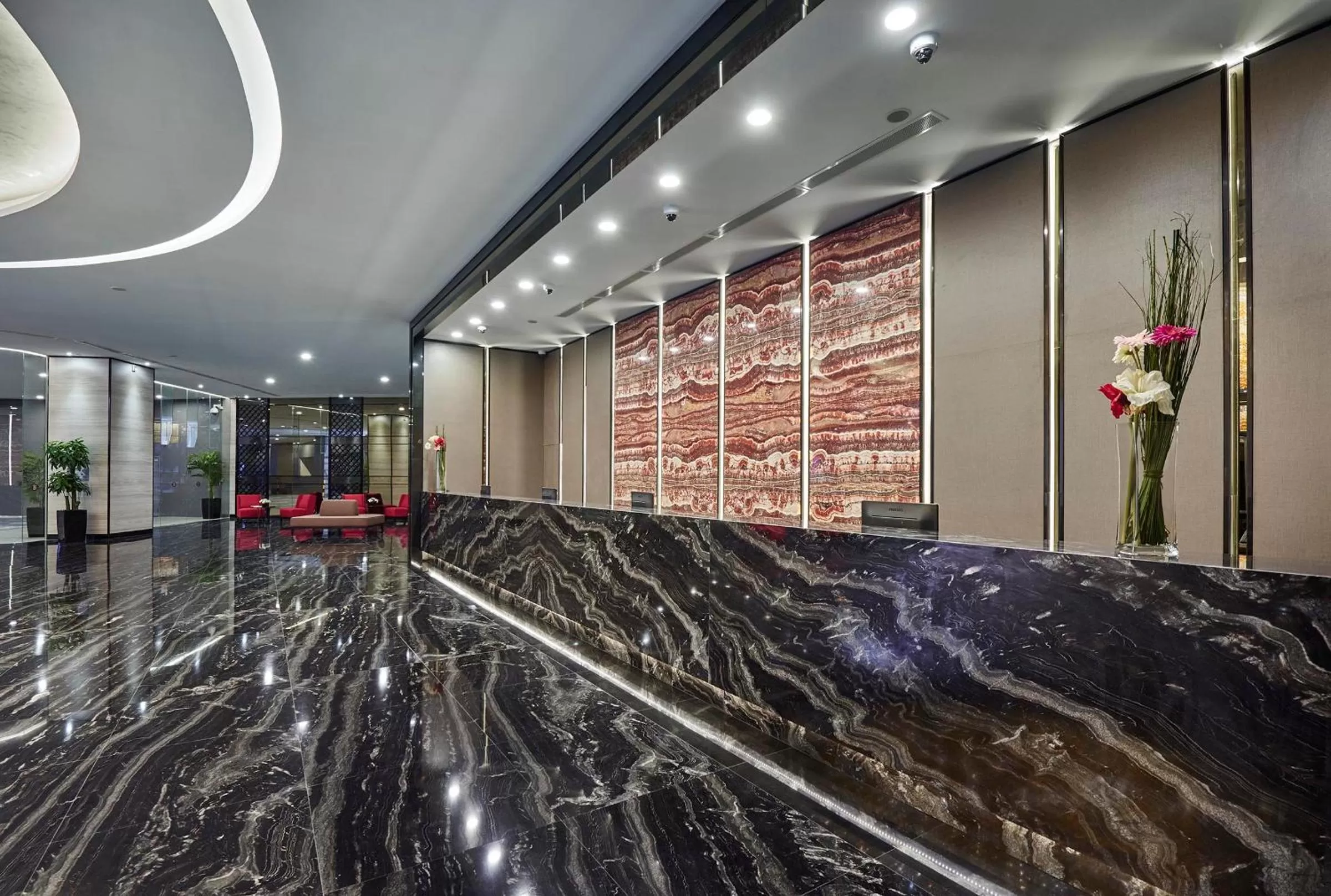 Lobby or reception in Hotel Boss