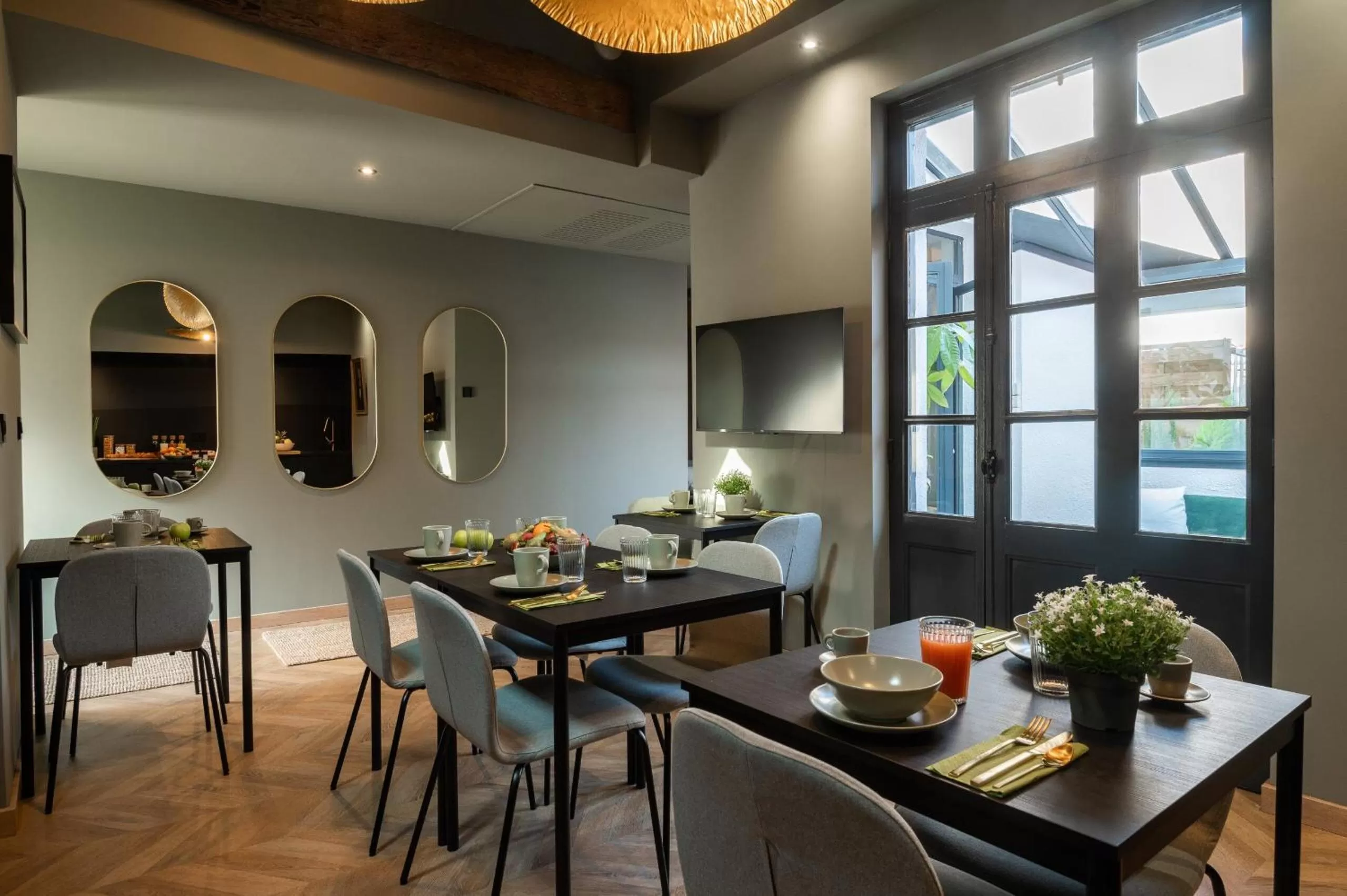 Dining area in La Maison de Jean by Maison Bacou