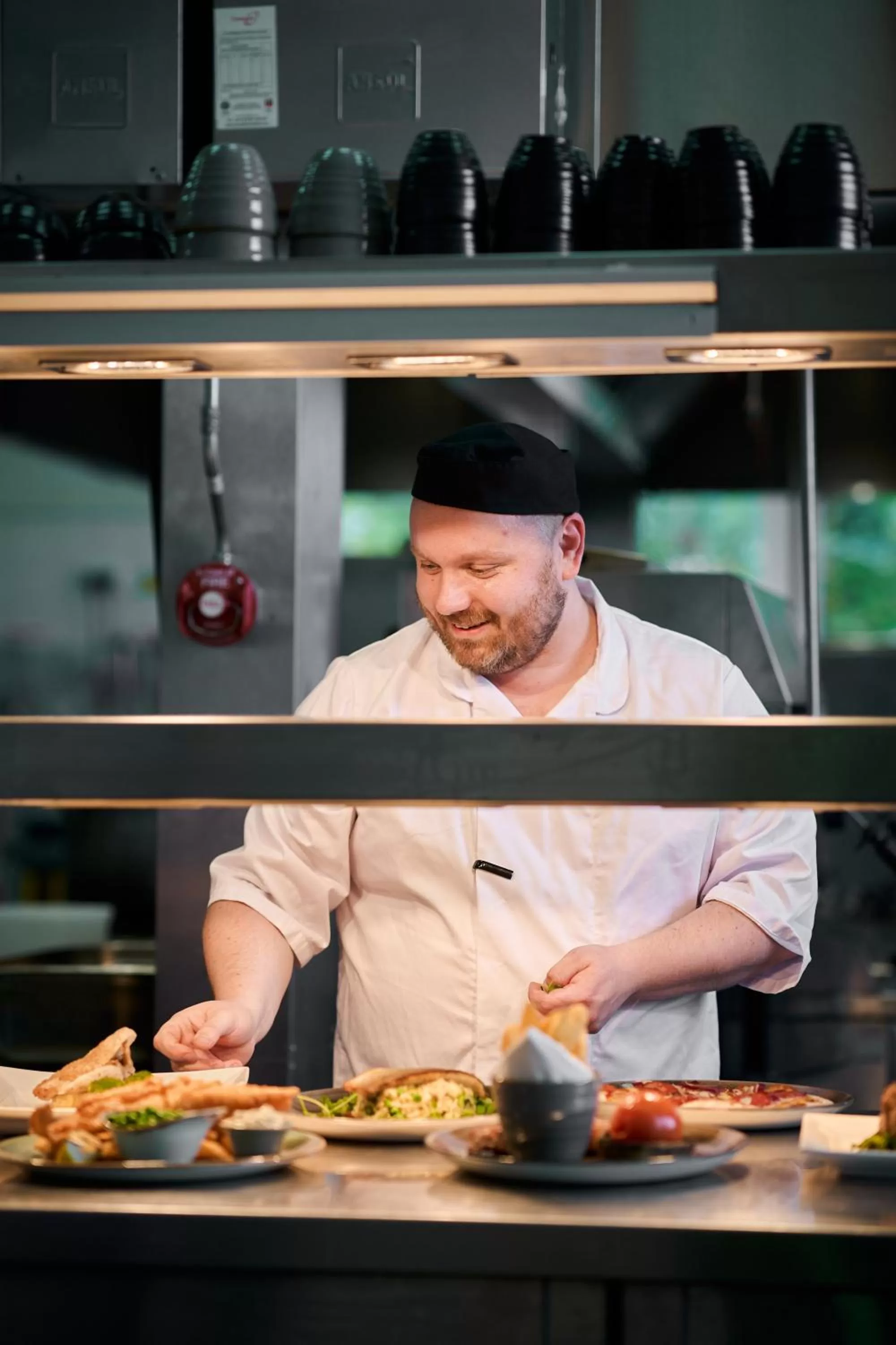 kitchen in Stirling Highland Hotel- Part of the Cairn Collection