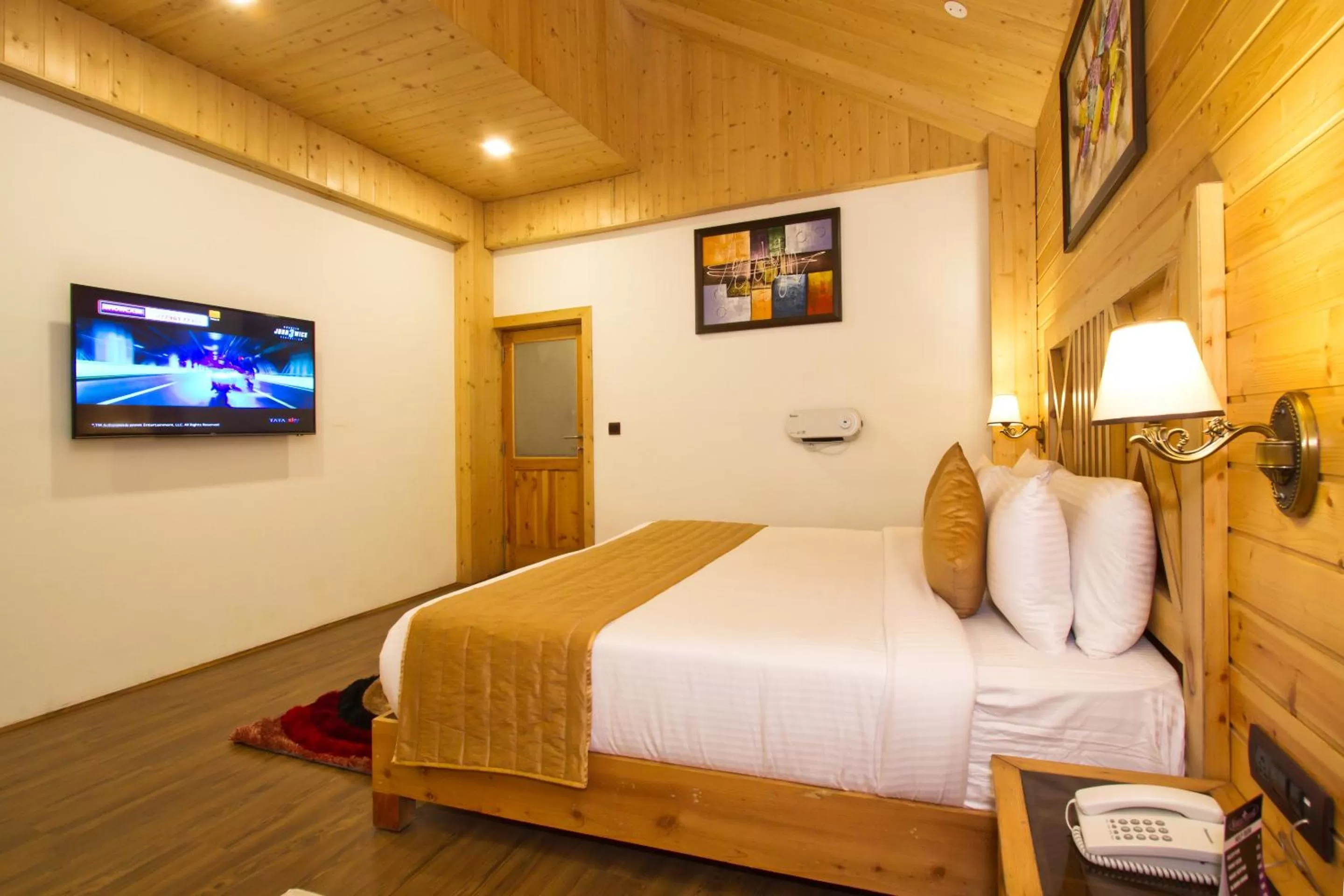 Bed in The Whitestone Resorts