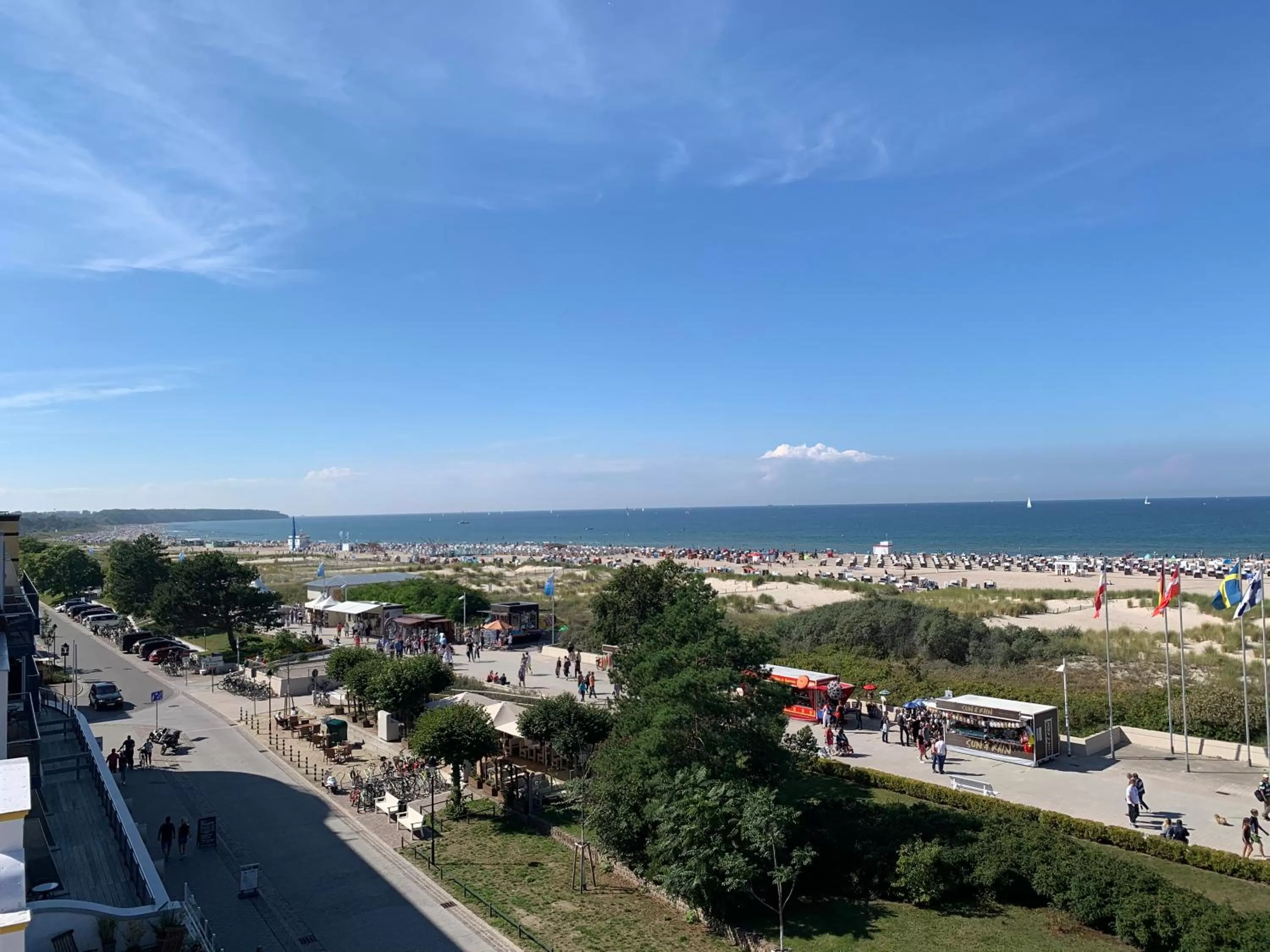 Lake view in Hotel Bellevue Warnemünde