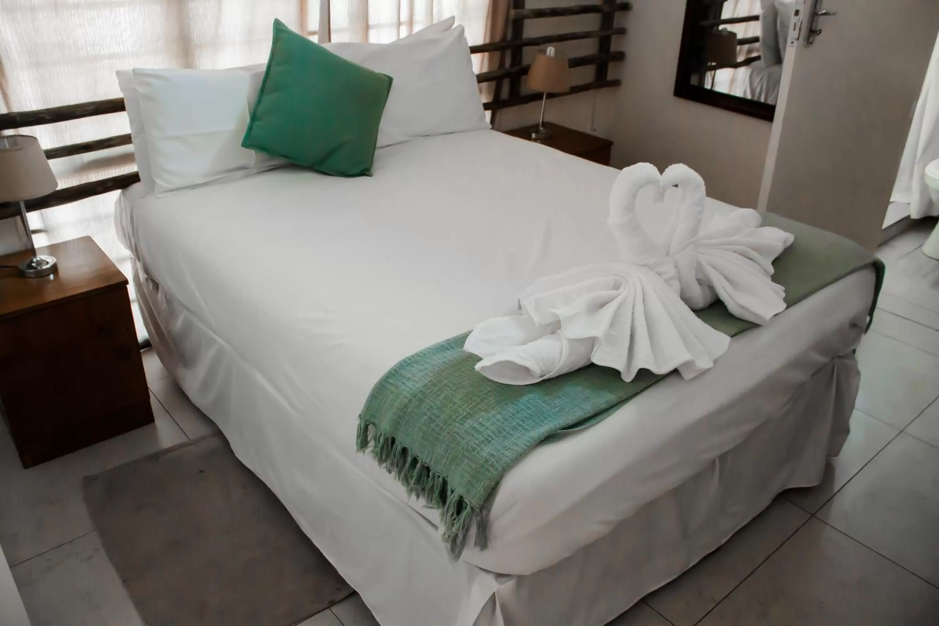 Bed in Leeville Guesthouse