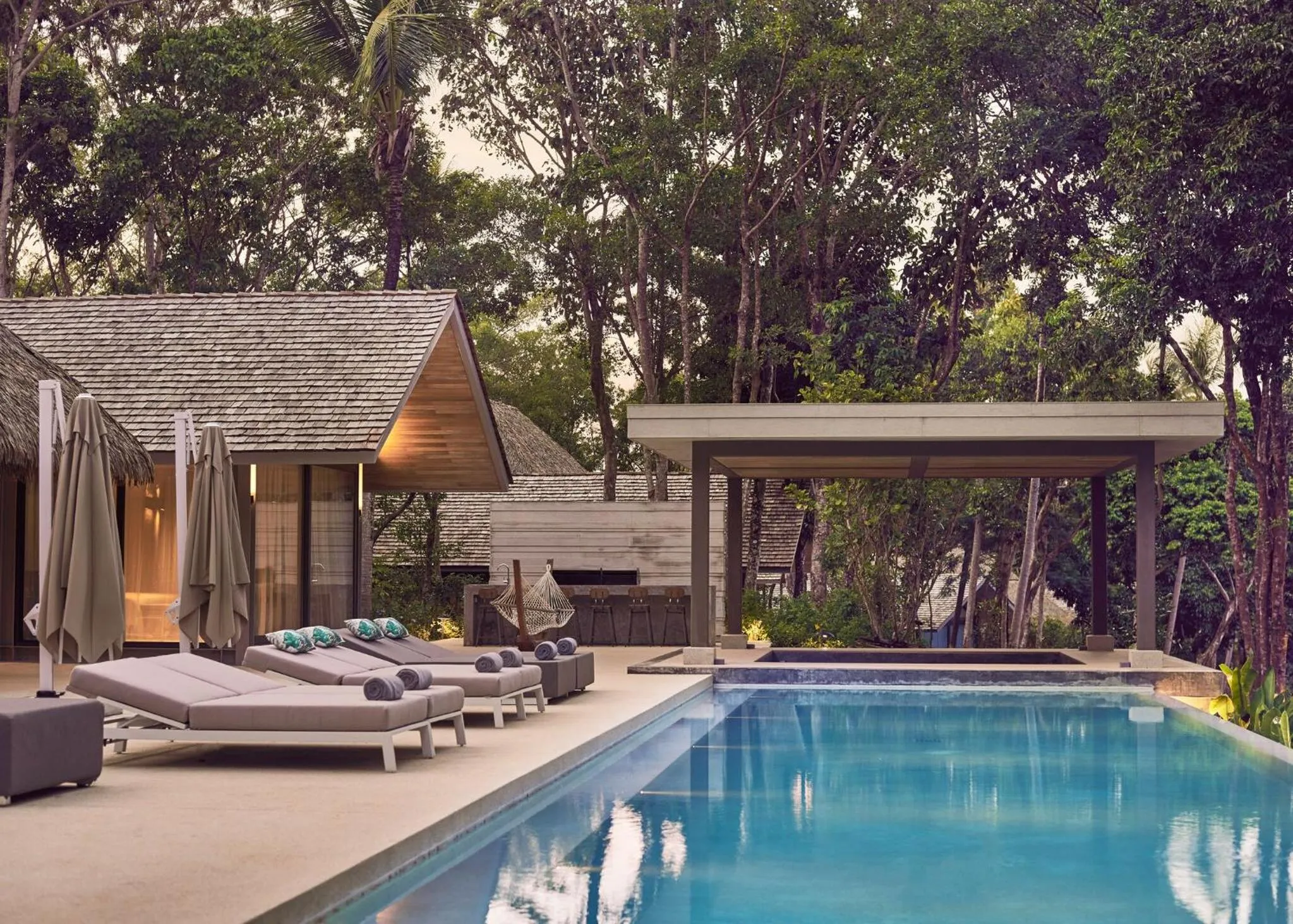 Pool view in Island Escape Burasari