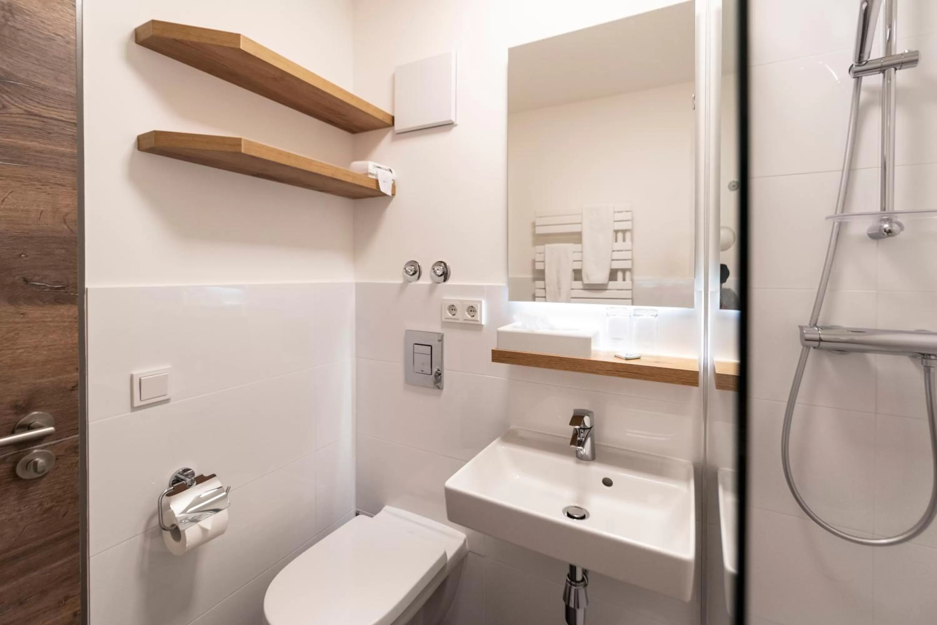 Shower, Bathroom in Hotel Hohenaschau