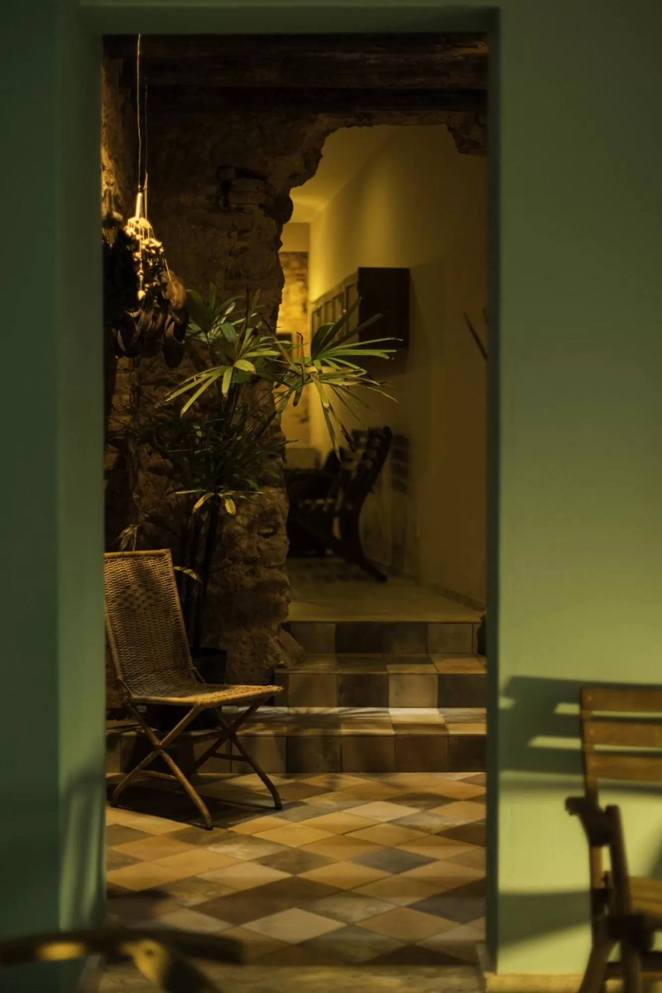 Decorative detail in Bahiacafé Hotel