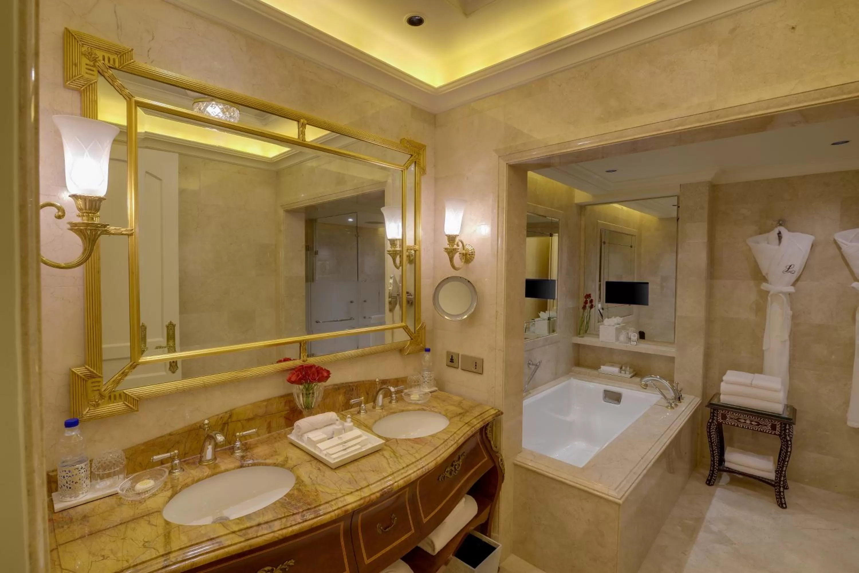 Bathroom in The Leela Palace New Delhi