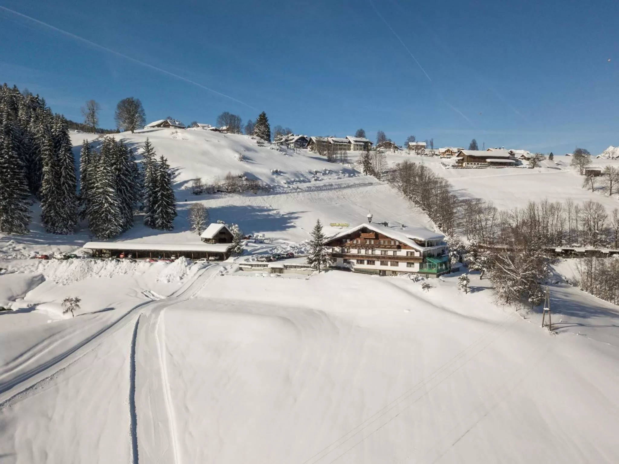 Natural landscape, Winter in Seiterhof