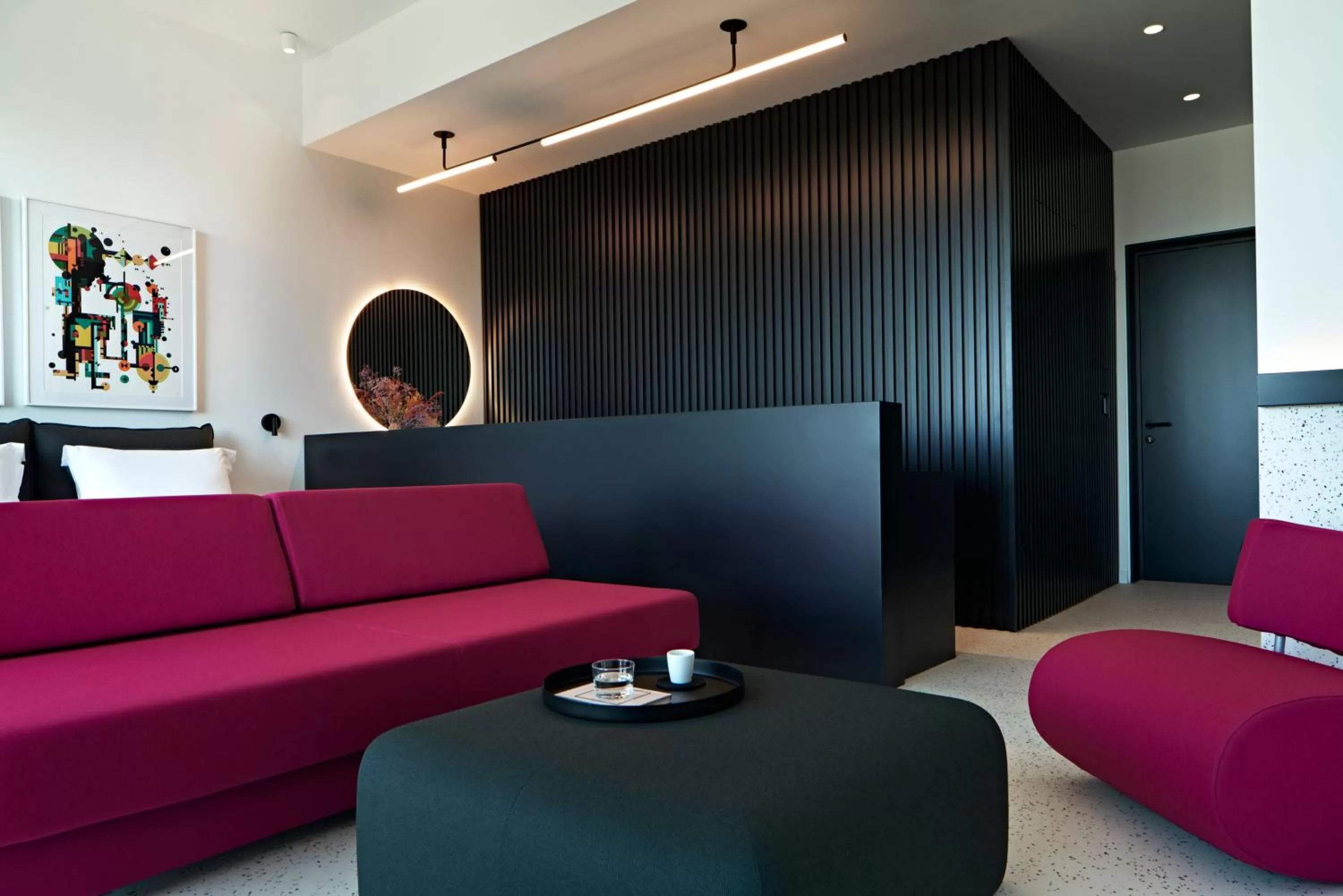 Seating area in MAP Boutique Hotel