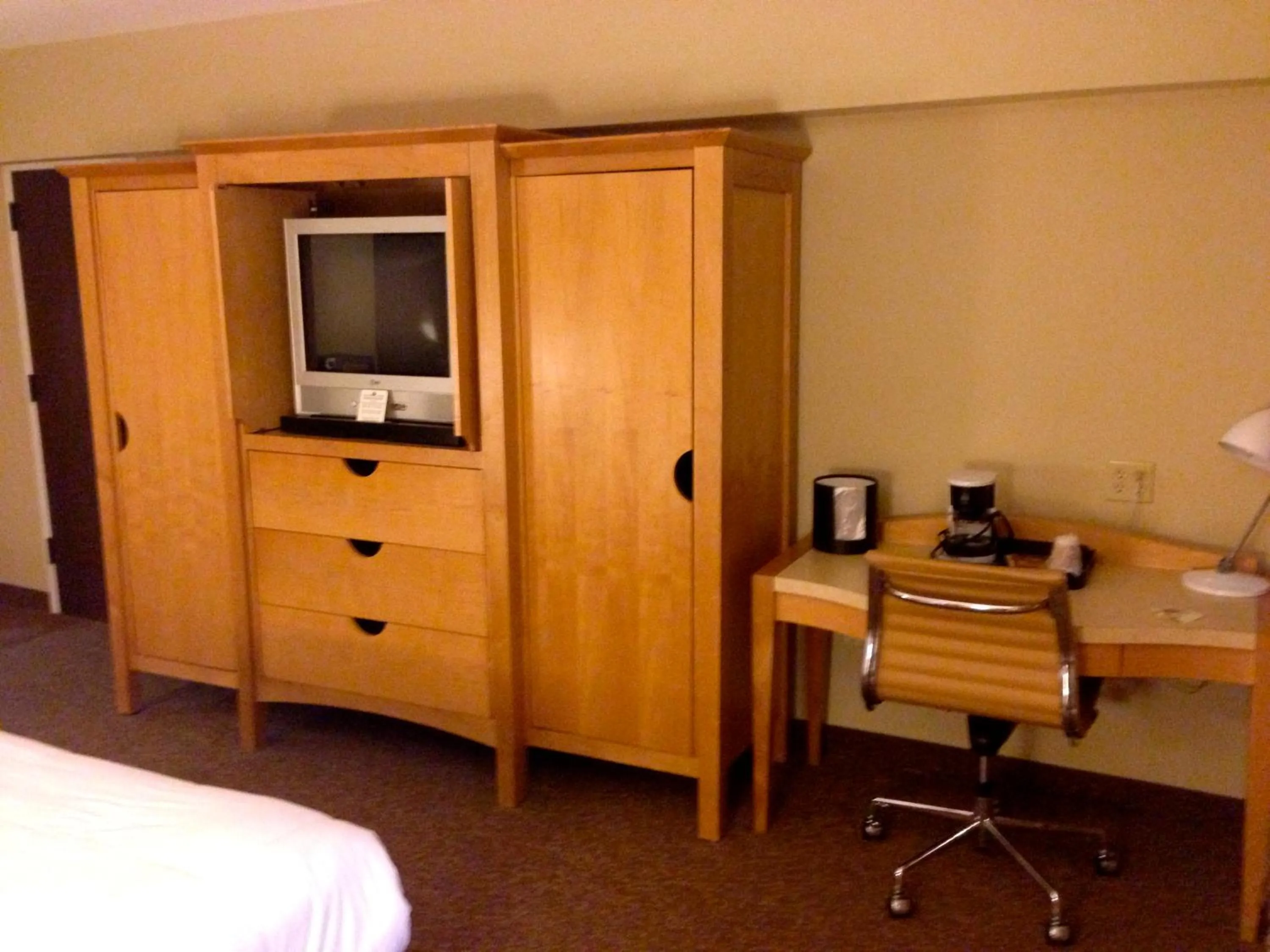 Decorative detail, TV/Entertainment Center in The Avalon Hotel and Conference Center