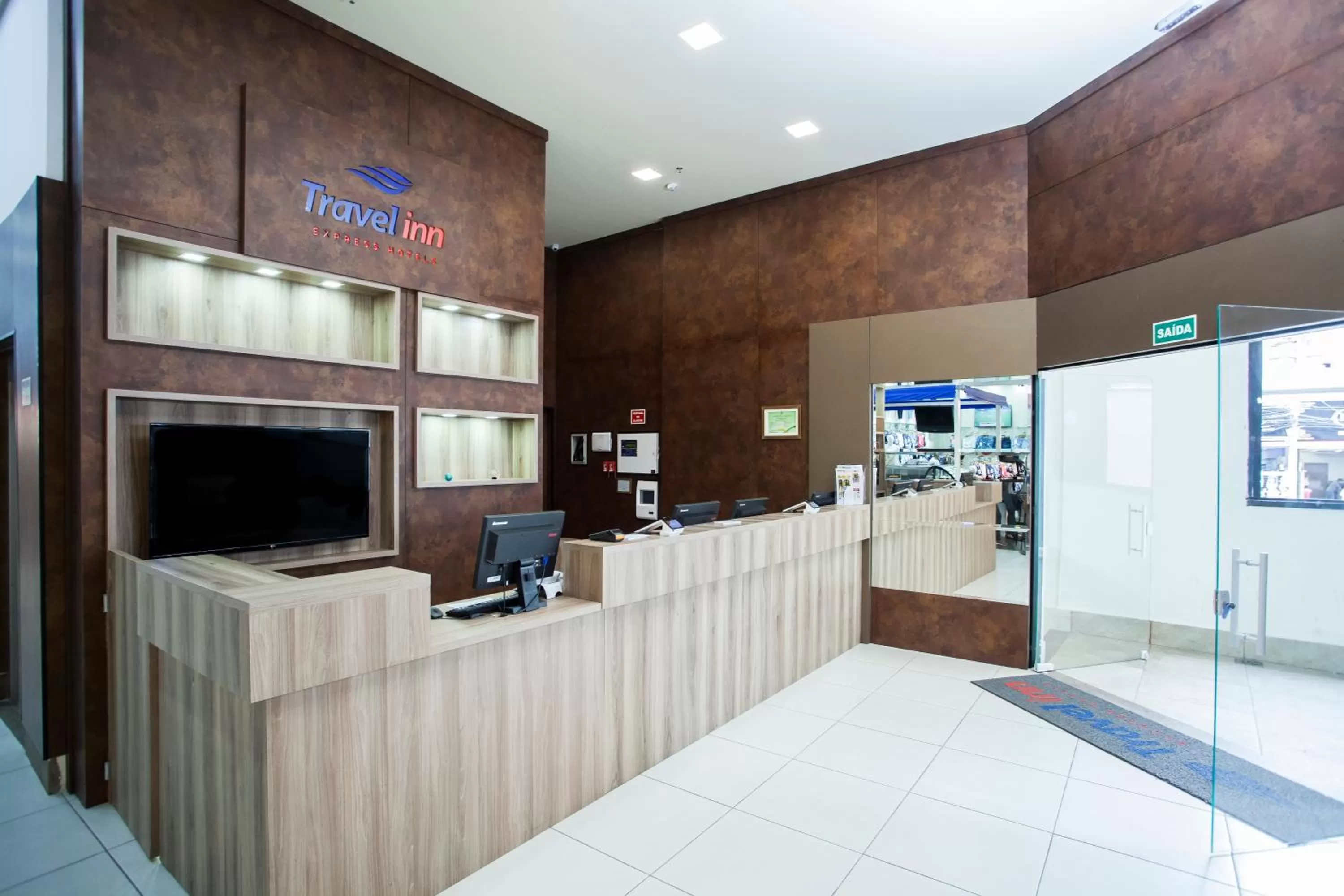 Lobby or reception in Travel Inn Express Hotels Brás