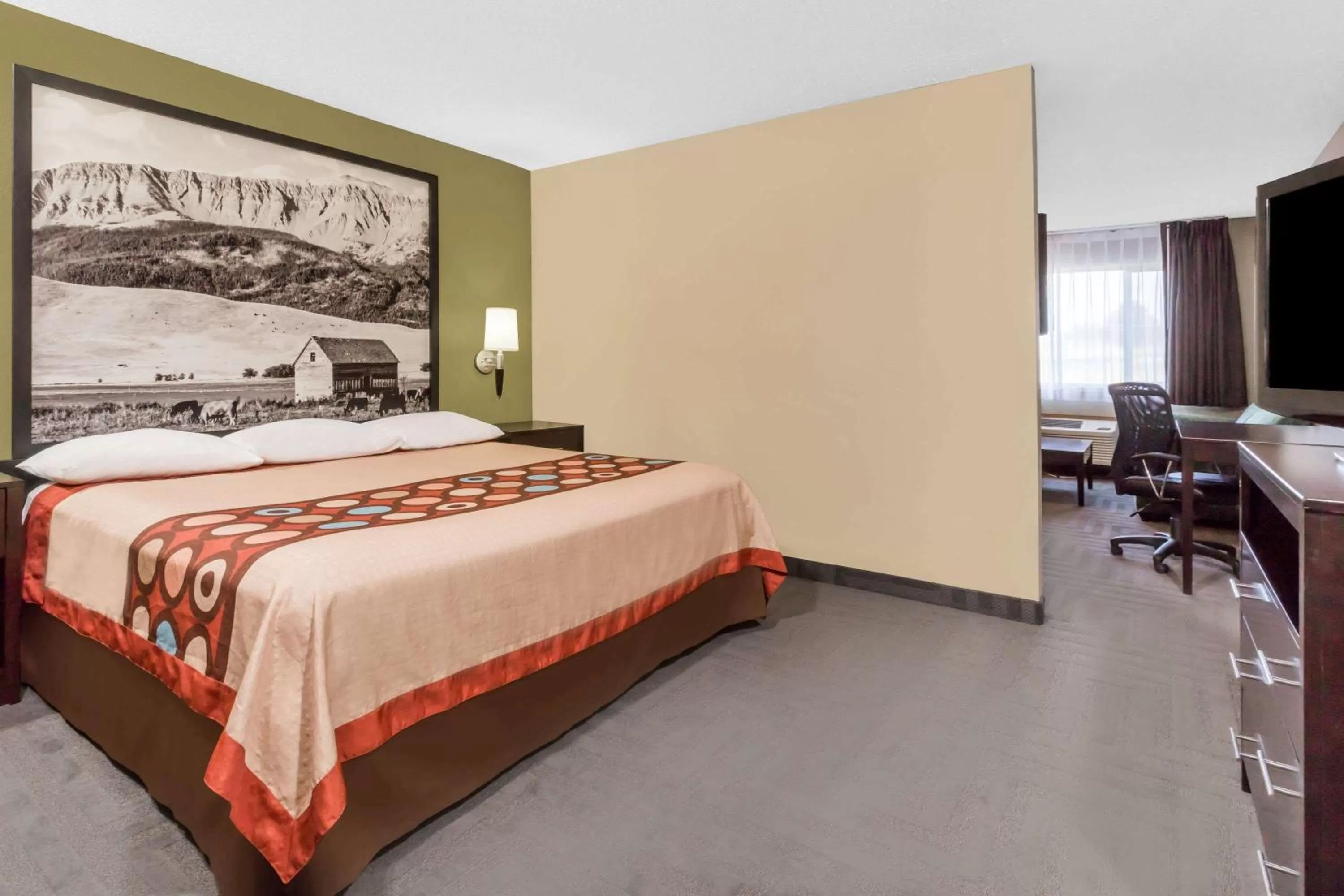 Photo of the whole room, Bed in Super 8 by Wyndham LaGrande