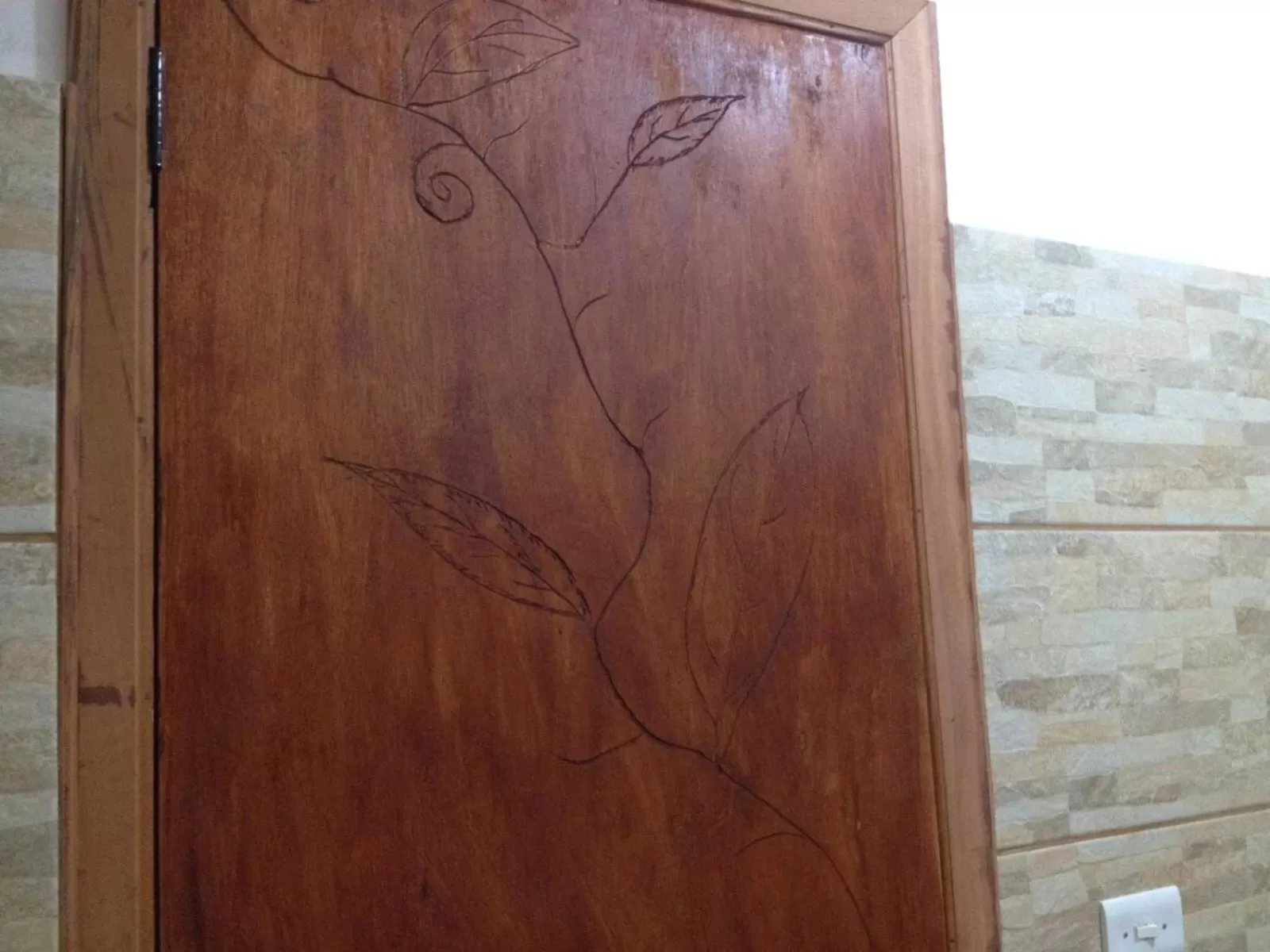 Decorative detail in B&B Pedra do Meio