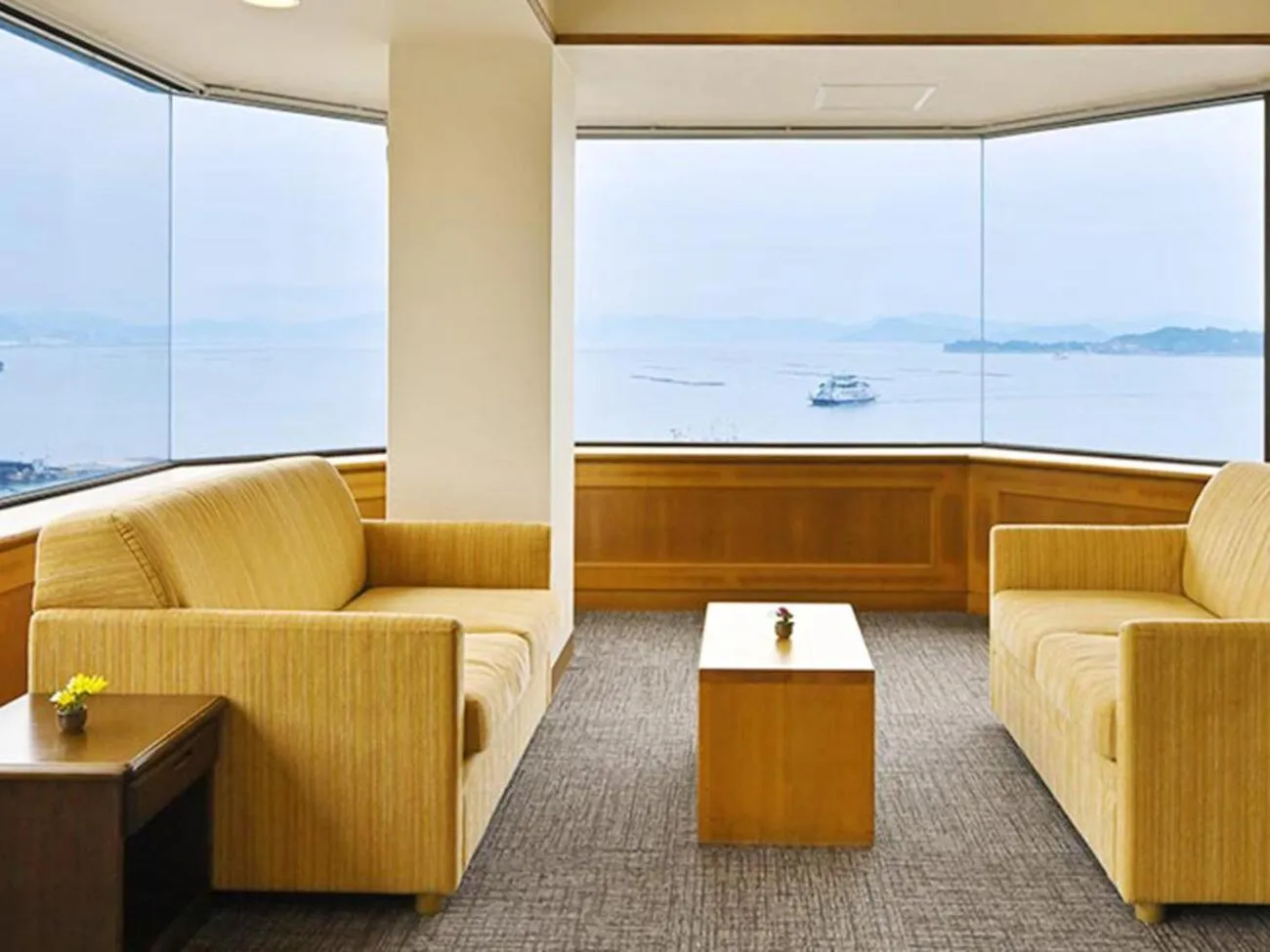 Living room in Miyajima Coral Hotel