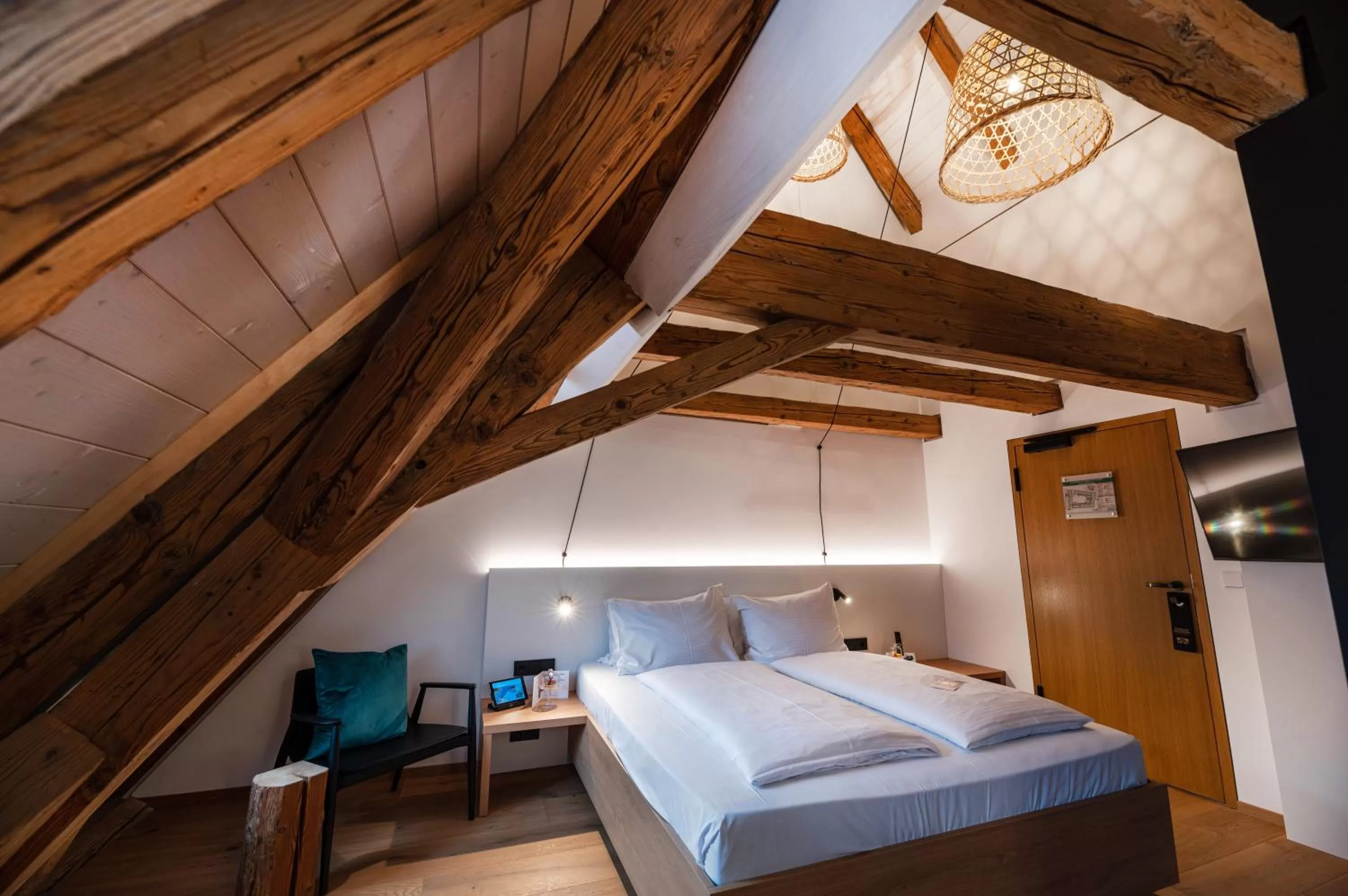 Bed in Hotel & Restaurant Posthalterei