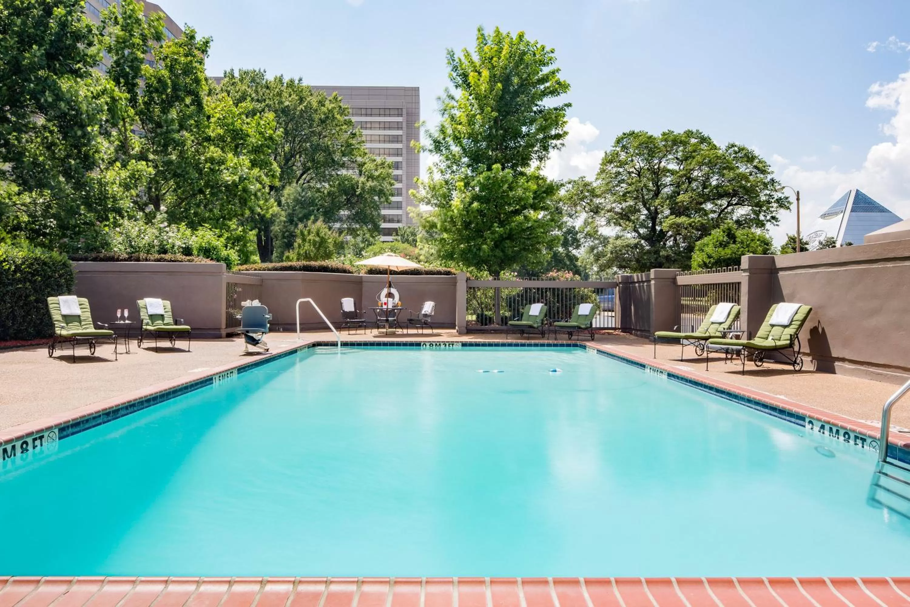 Swimming pool in Crowne Plaza Memphis Downtown by IHG