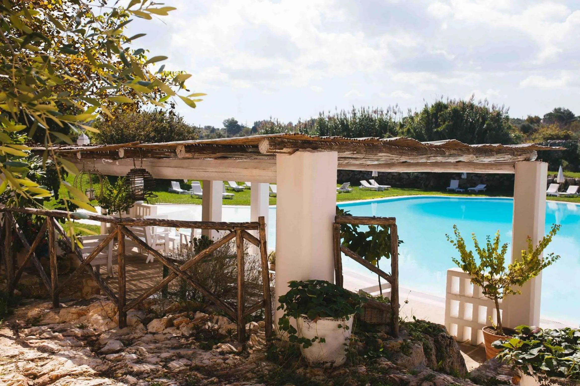 Swimming pool in Masseria Cervarolo