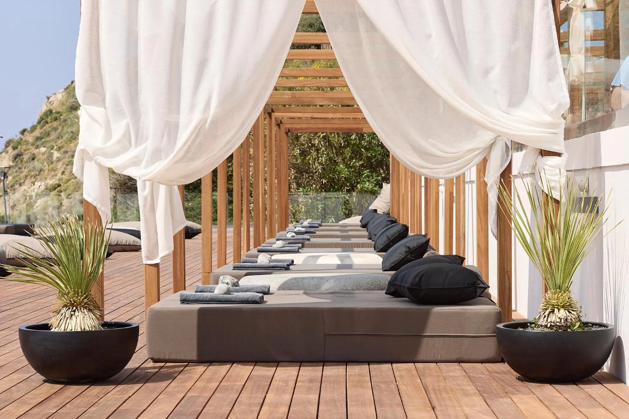 sunbed in Dimitra Beach Hotel & Suites