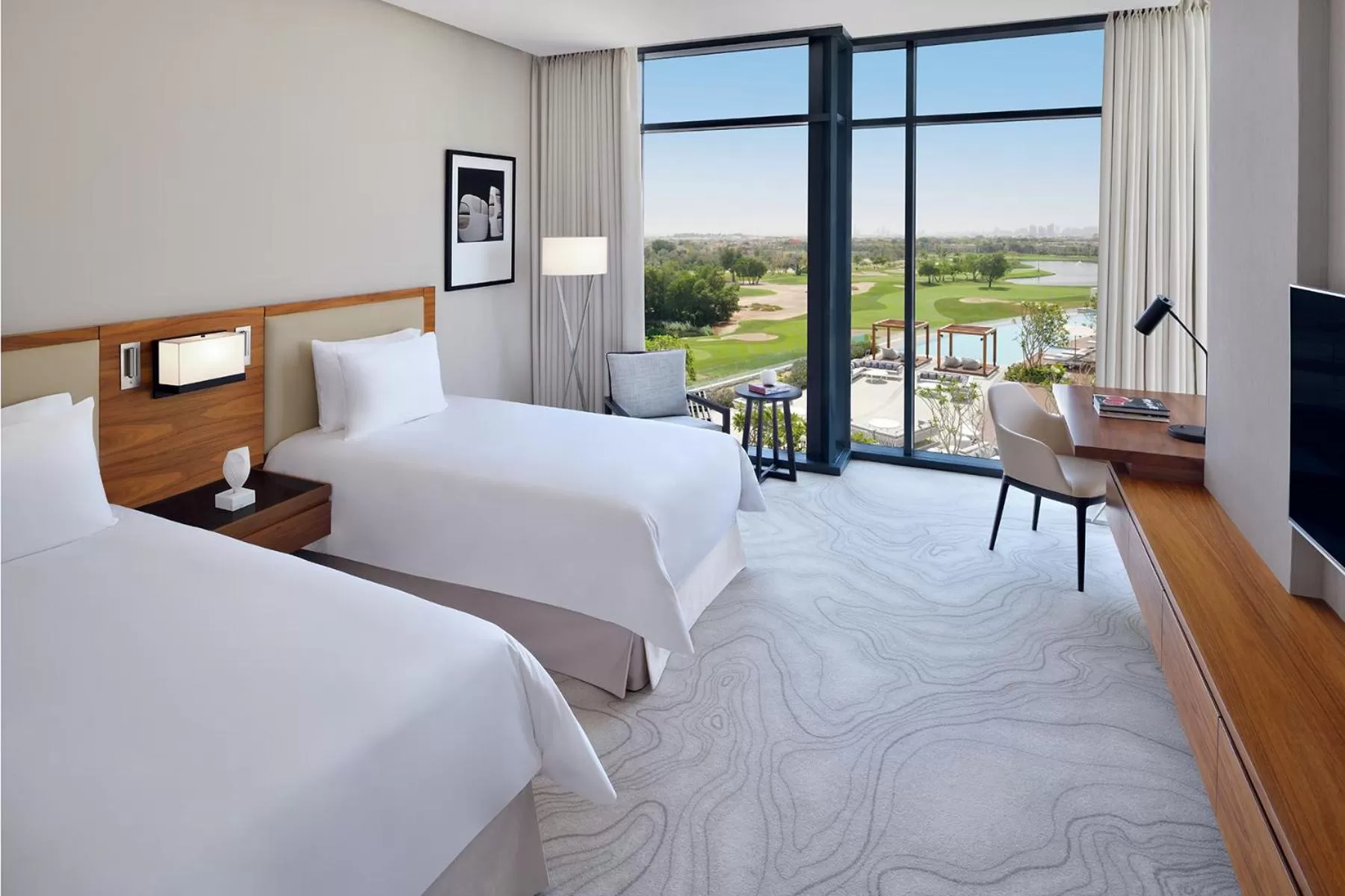 Bedroom, Bed in Vida Emirates Hills