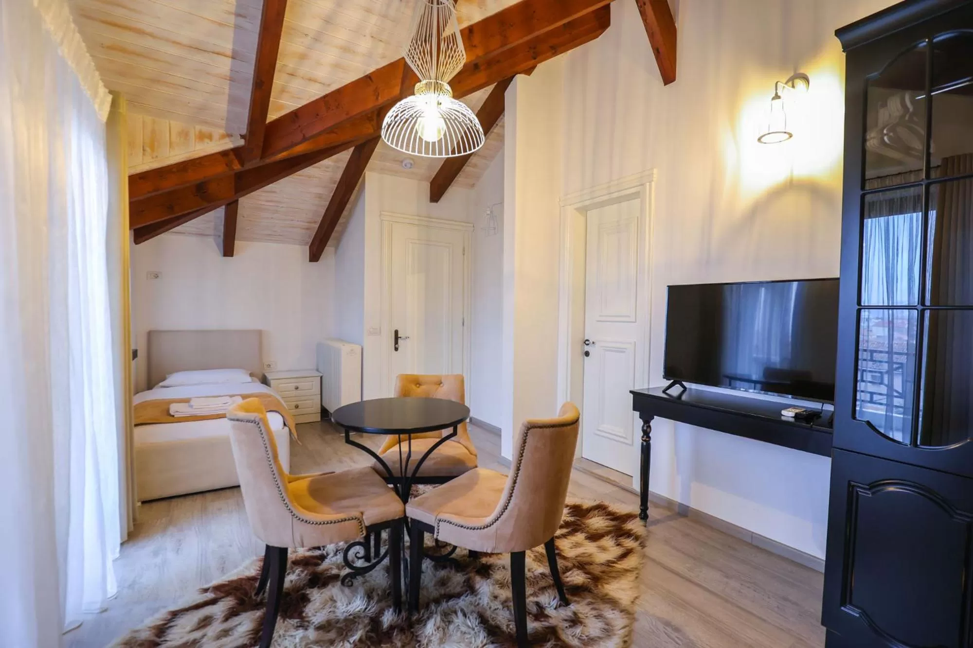 Seating area in Bujtina Oxhaku