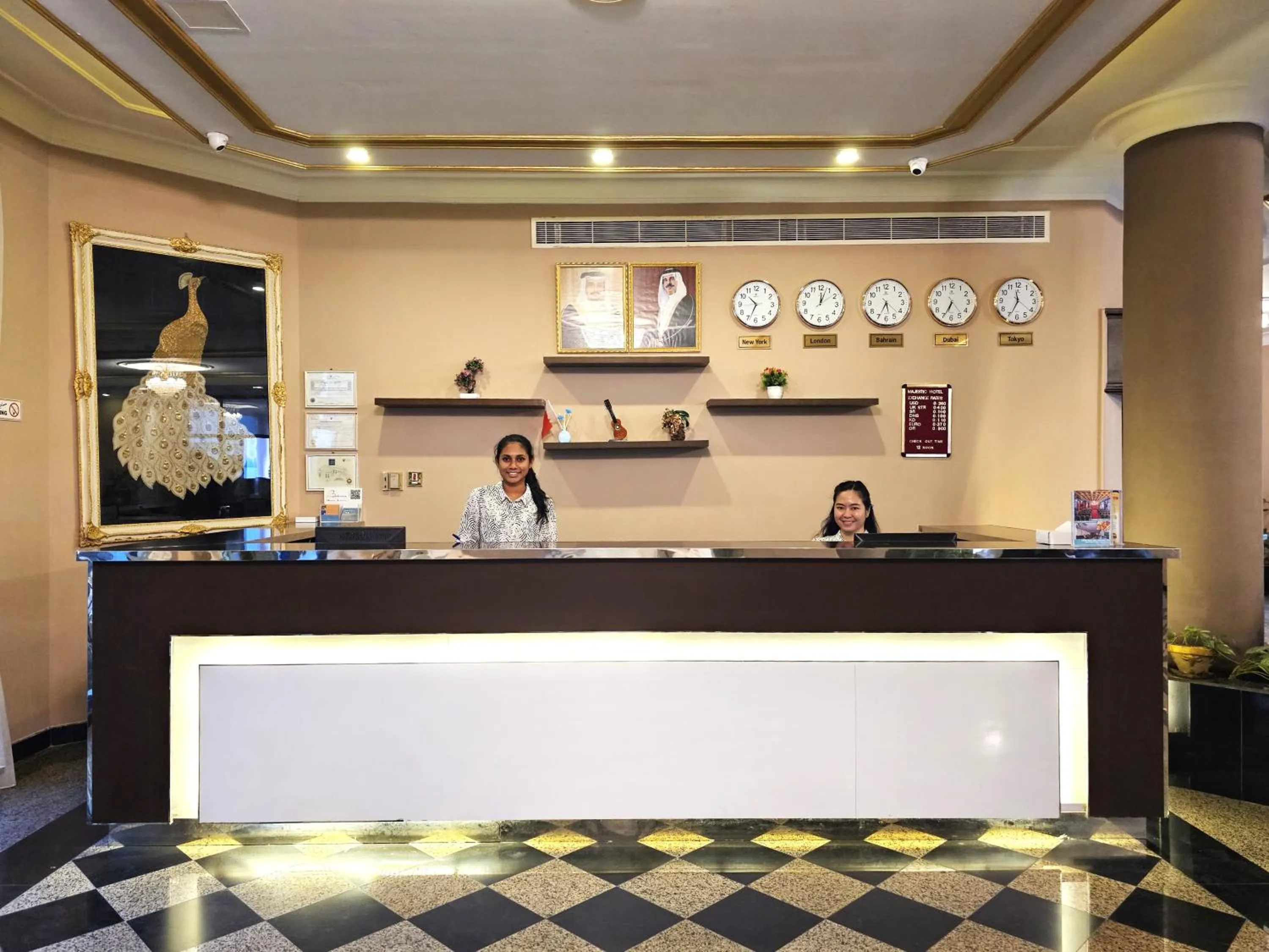 Lobby or reception in Majestic Hotel