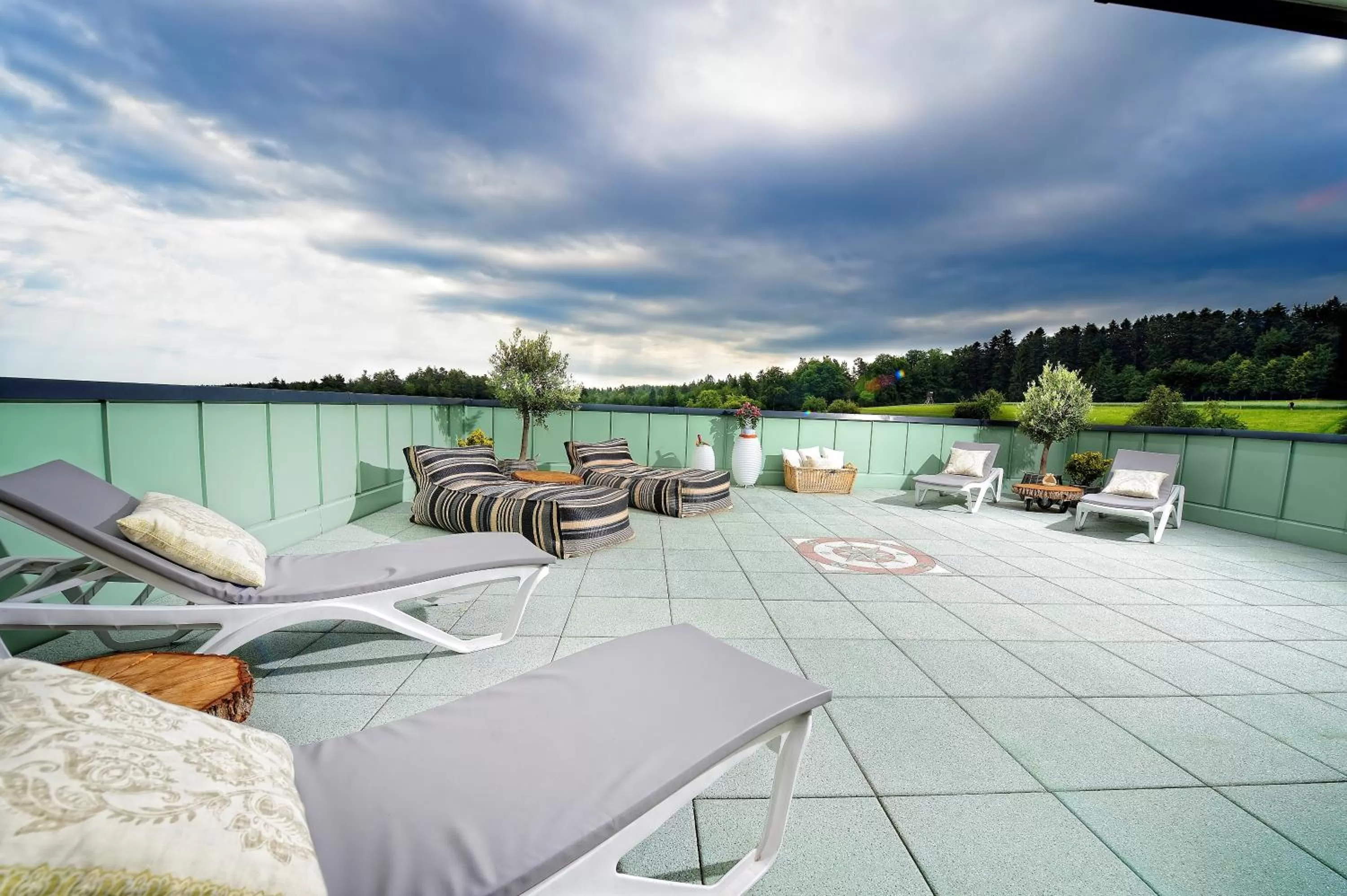 Balcony/Terrace in Landhotel Talblick