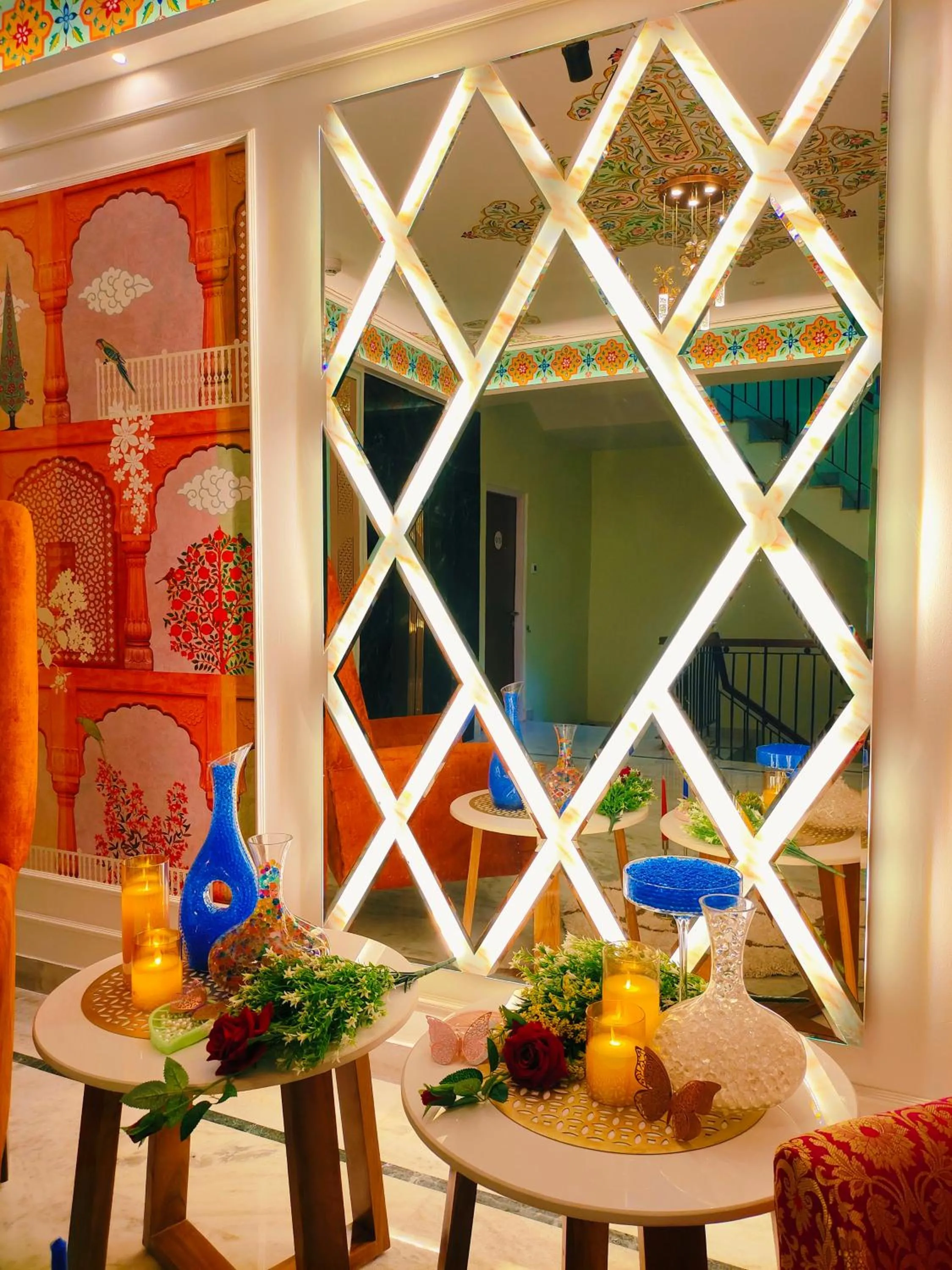 Decorative detail in Sarang Palace - A Luxury Boutique Hotel