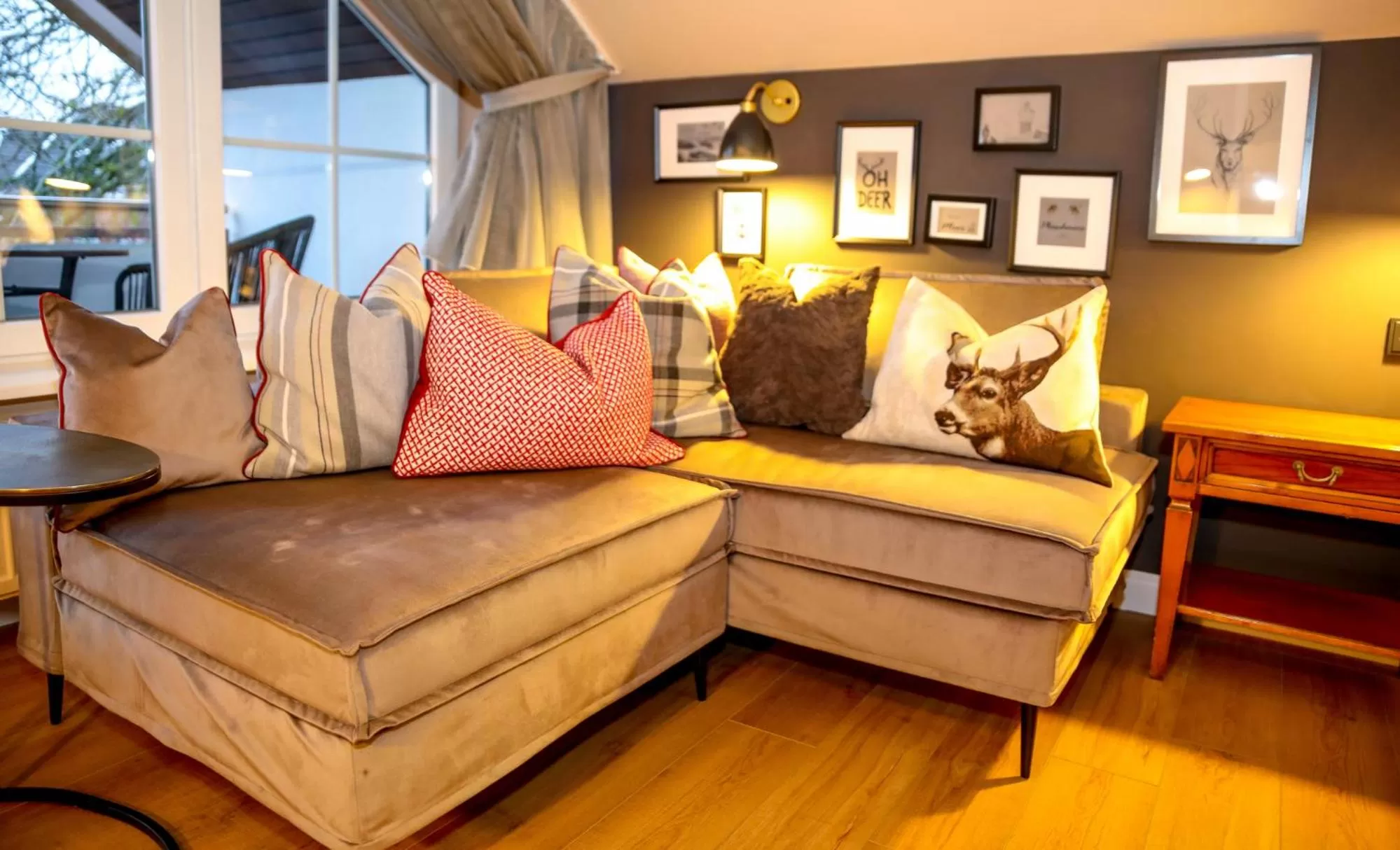 Seating area in Nordseehotel Kröger