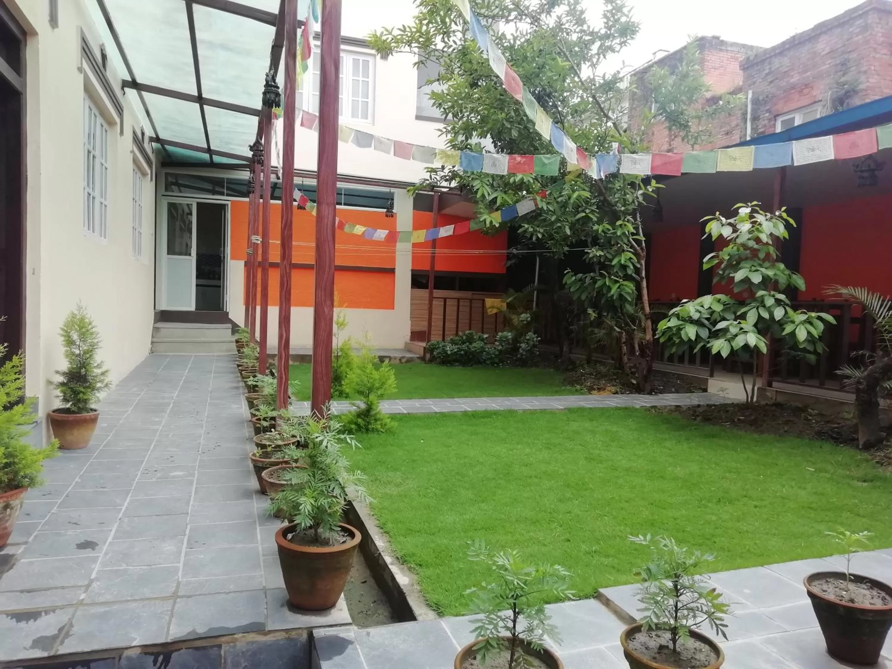 Garden in Hotel Chhimeki