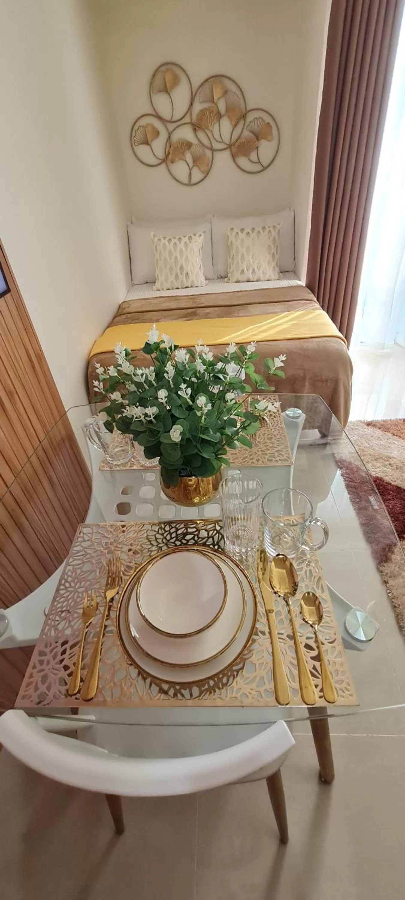 Dining area in Inspiria Condo Units beside Abreeza Mall Davao