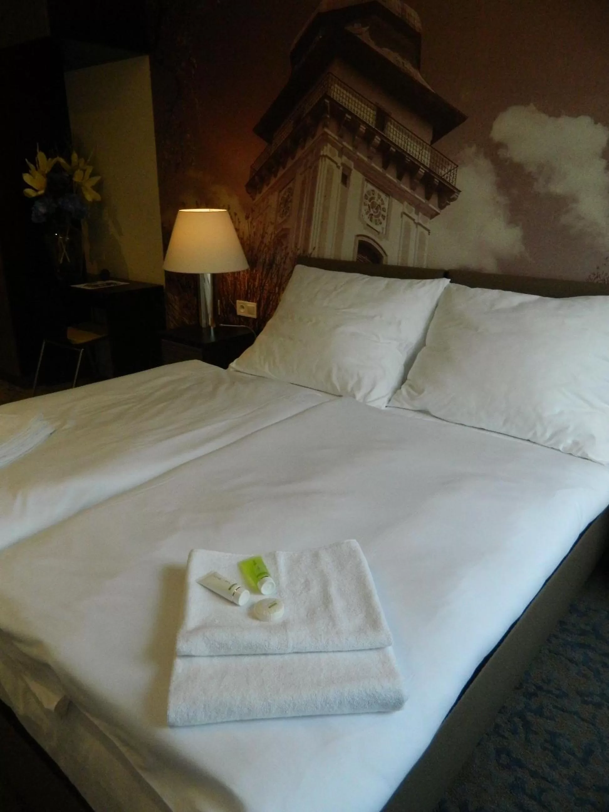 Bedroom, Bed in Hotel Bílý Páv