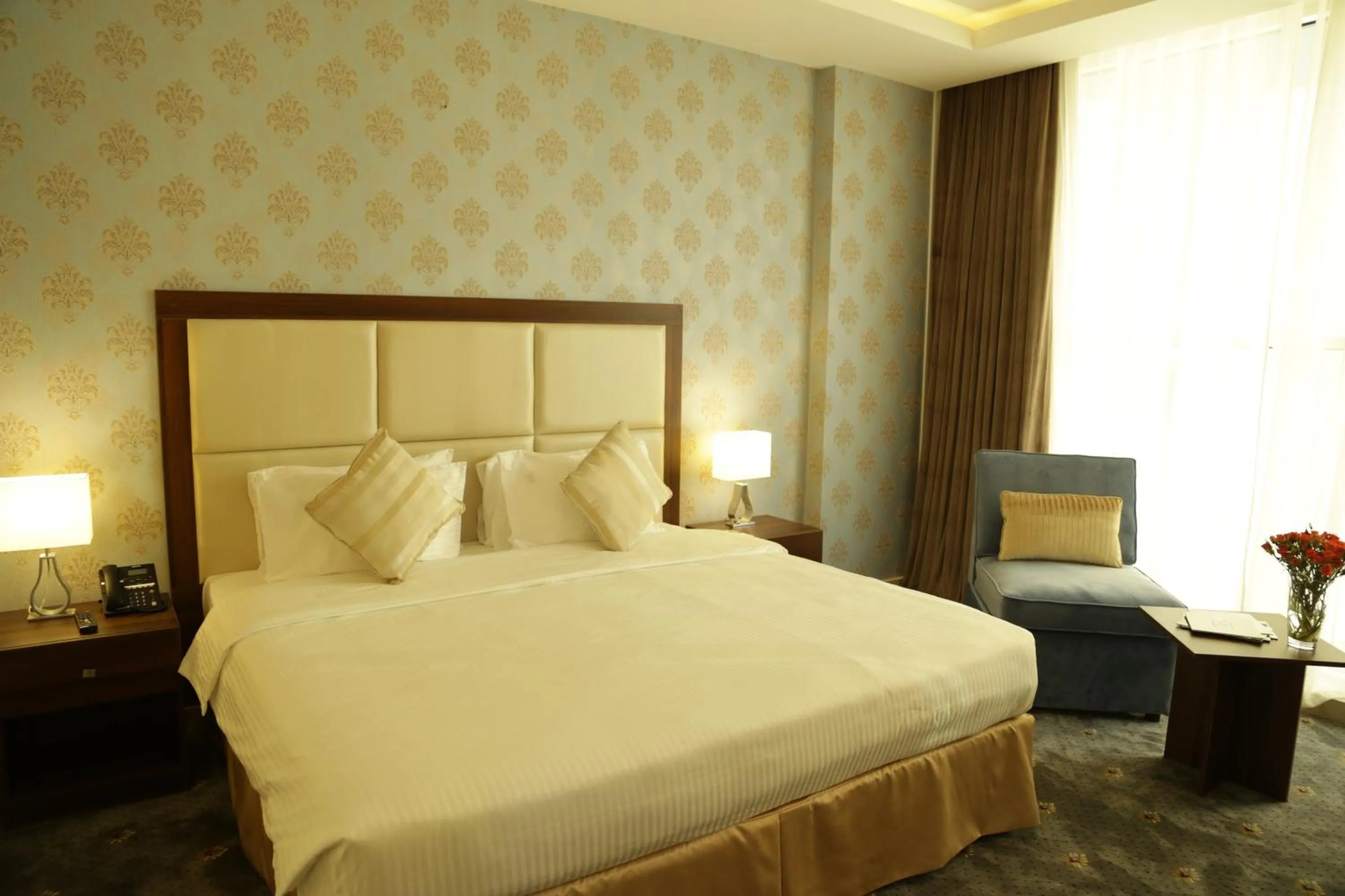 Photo of the whole room, Bed in The Town Hotel Doha
