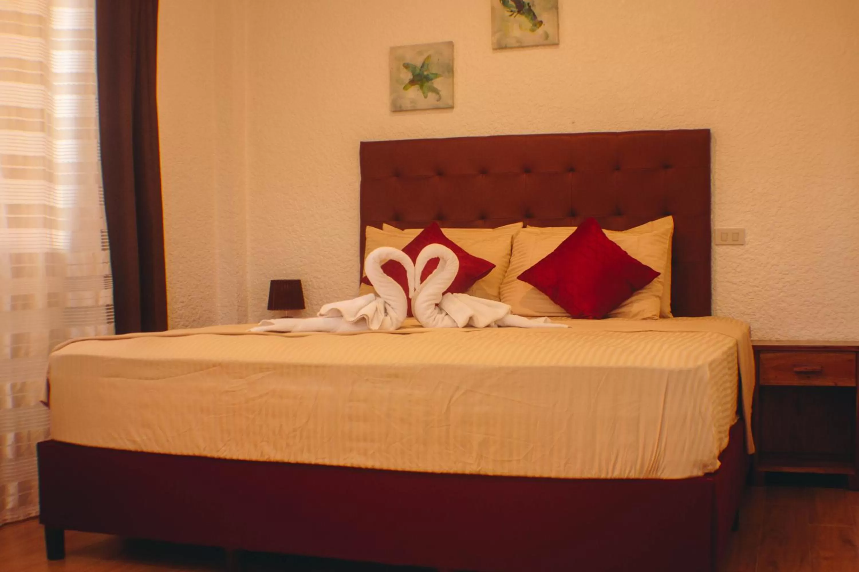 Bed in Jugalis Hotel and Restaurant