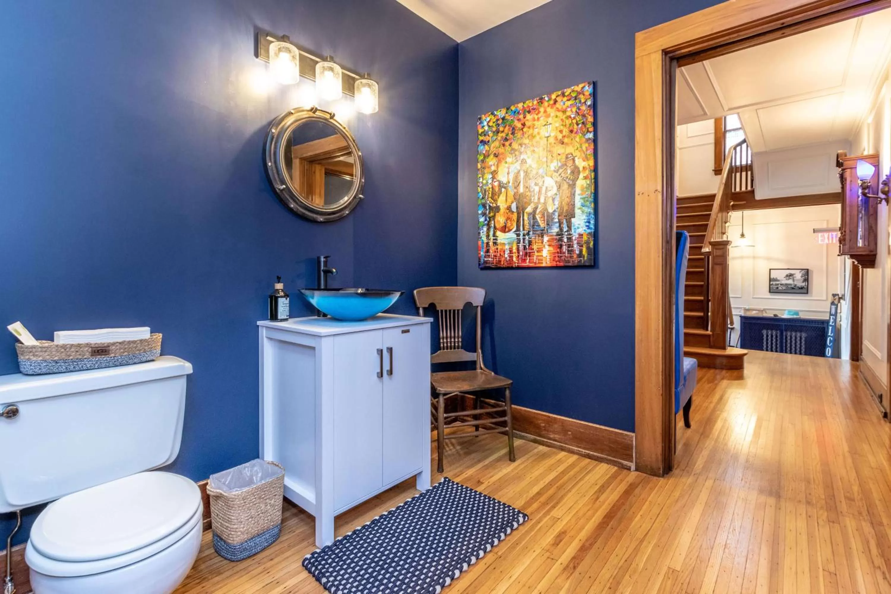 Bathroom in The Butler House Bed & Breakfast