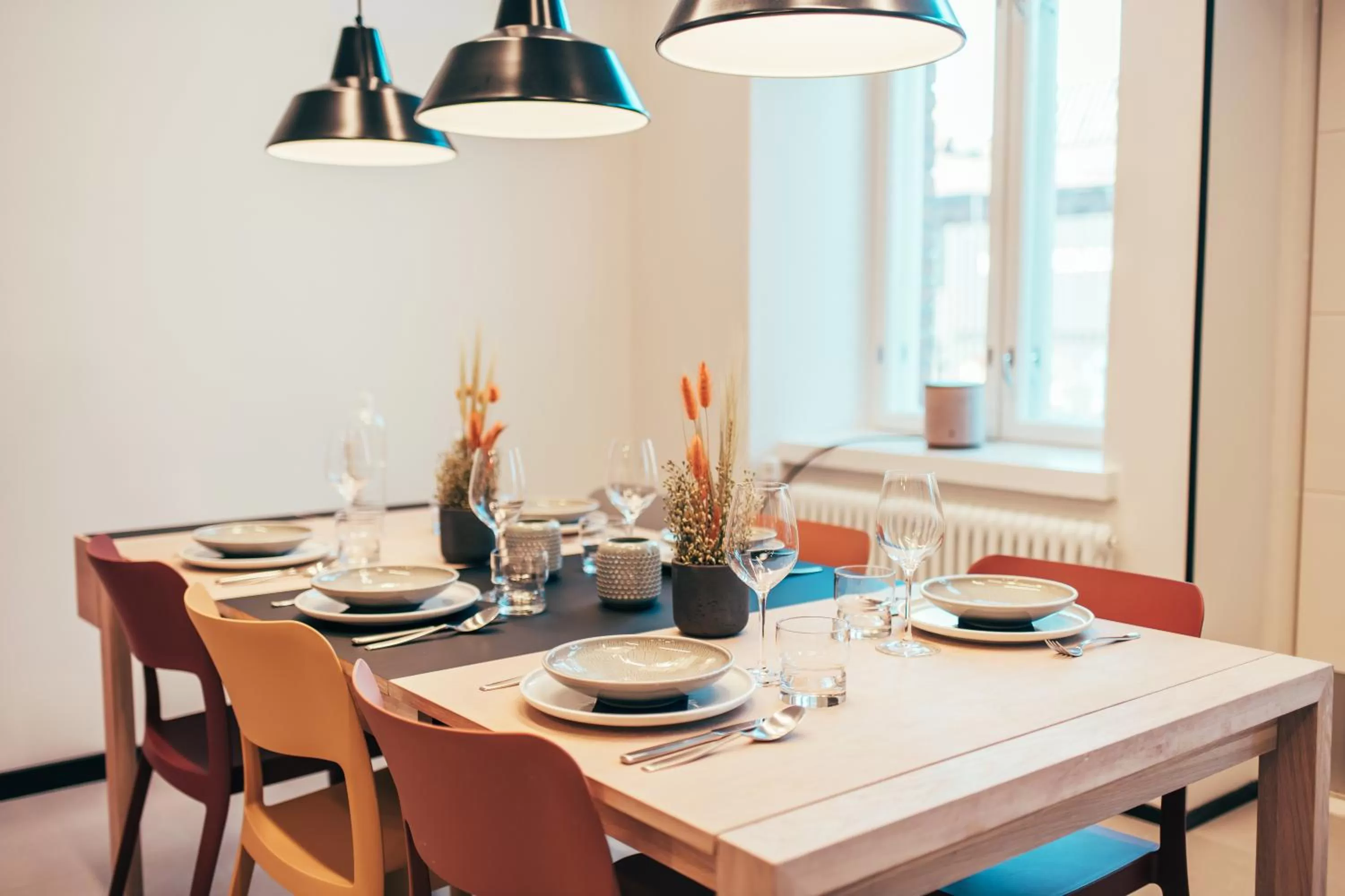 Communal kitchen in The Folks Hotel Konepaja