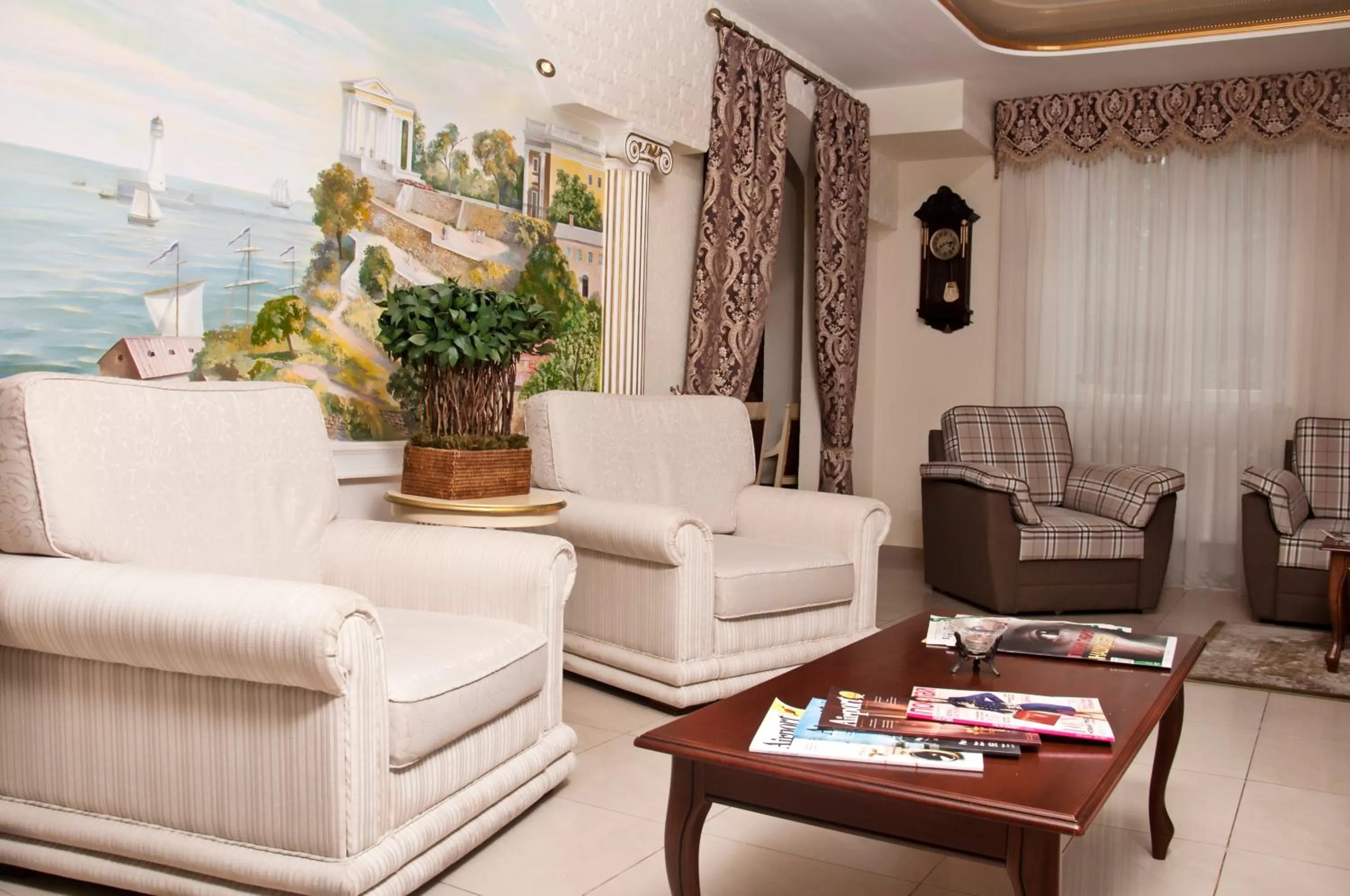 Lobby or reception, Seating Area in Lermontovskiy Hotel