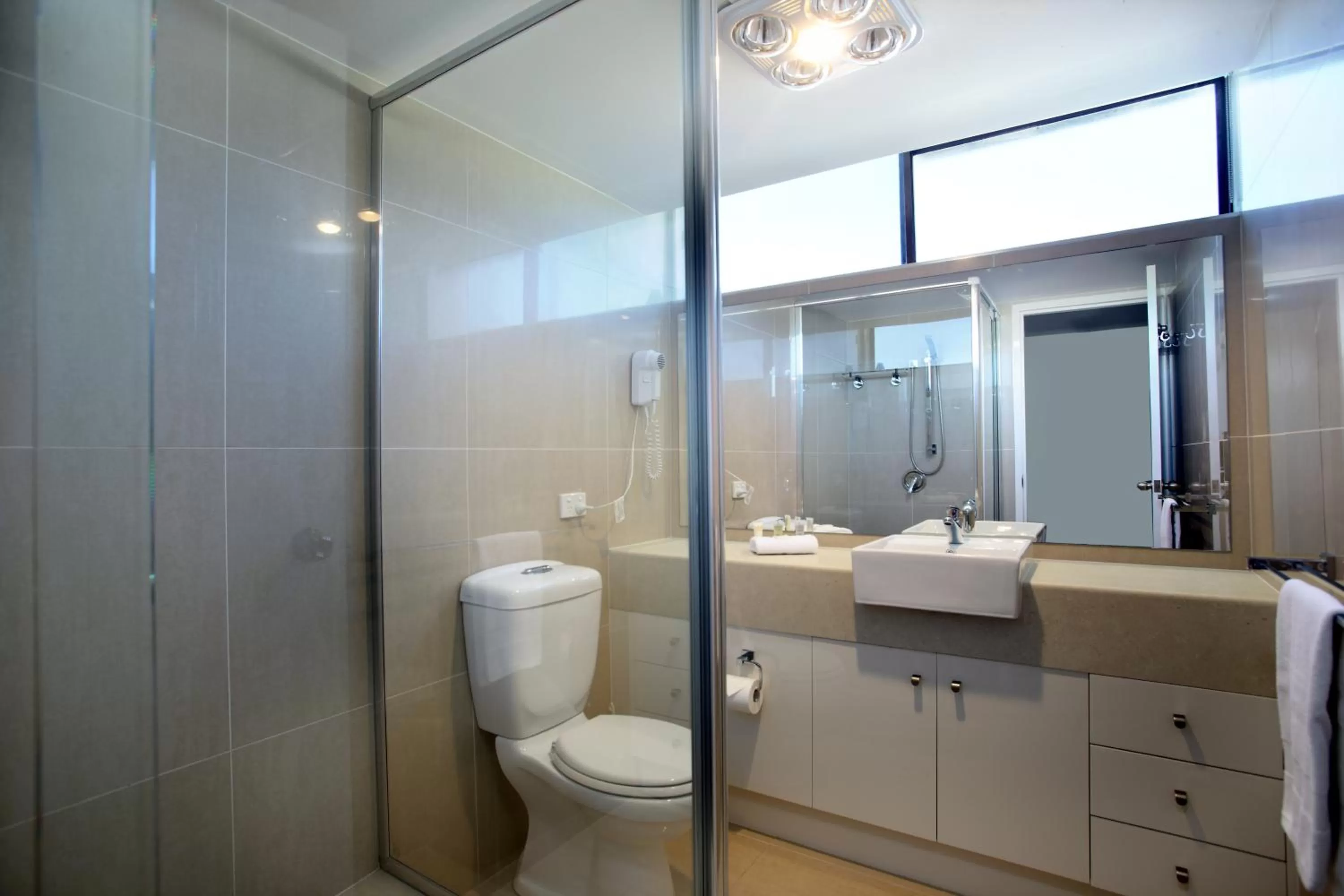 Shower in Gemini Resort