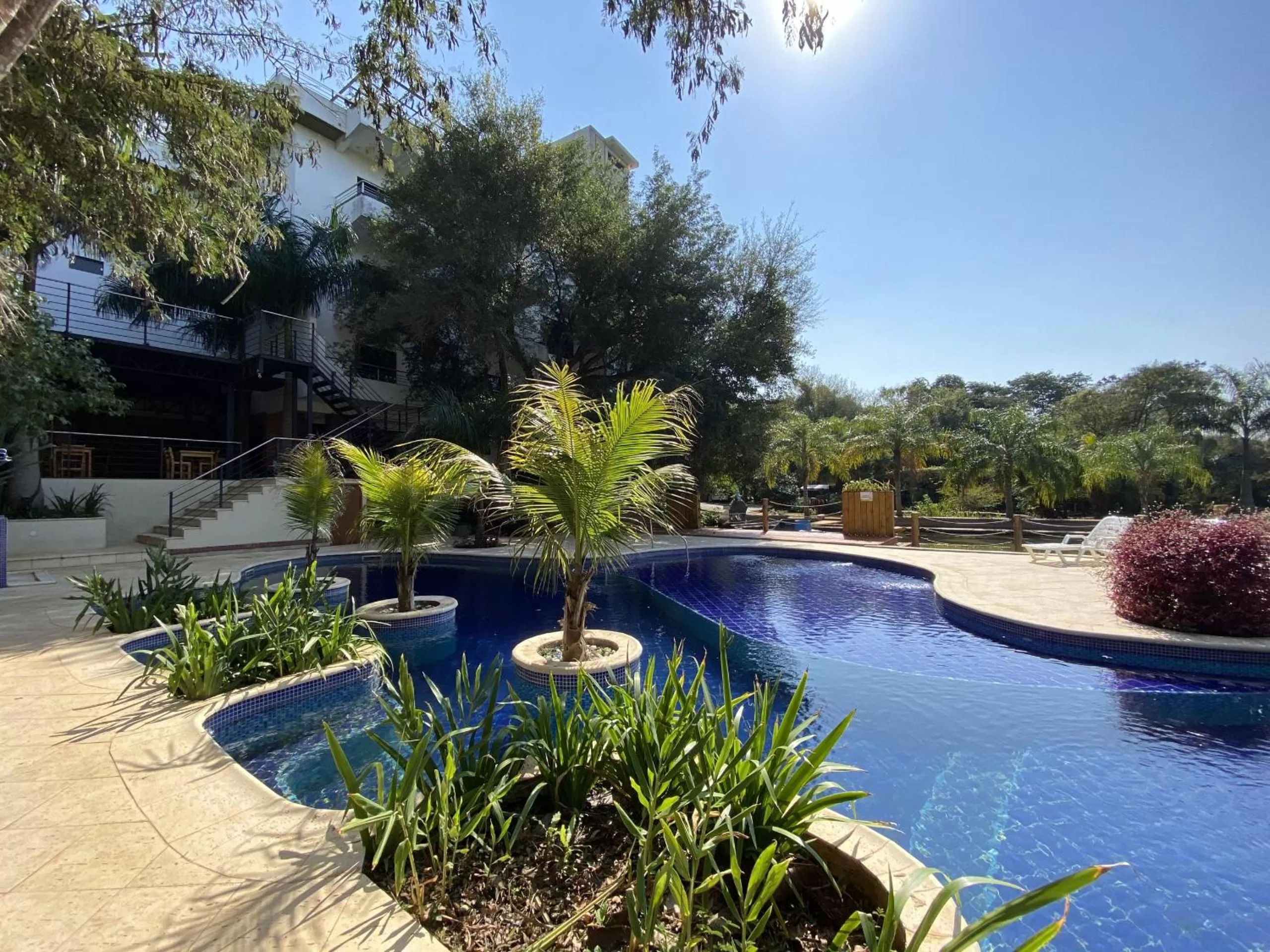 Pool view in Los Lagos Resort Hotel